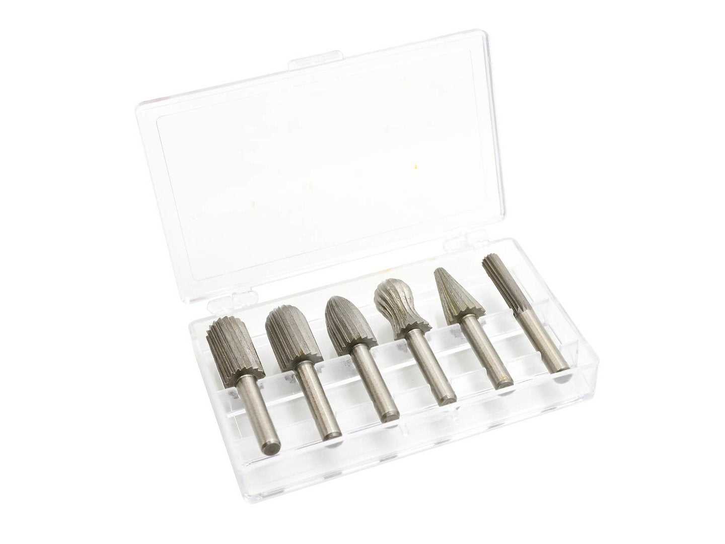 Set 6 freze rotative HSS, 6–12.7 mm, pentru metal si lemn