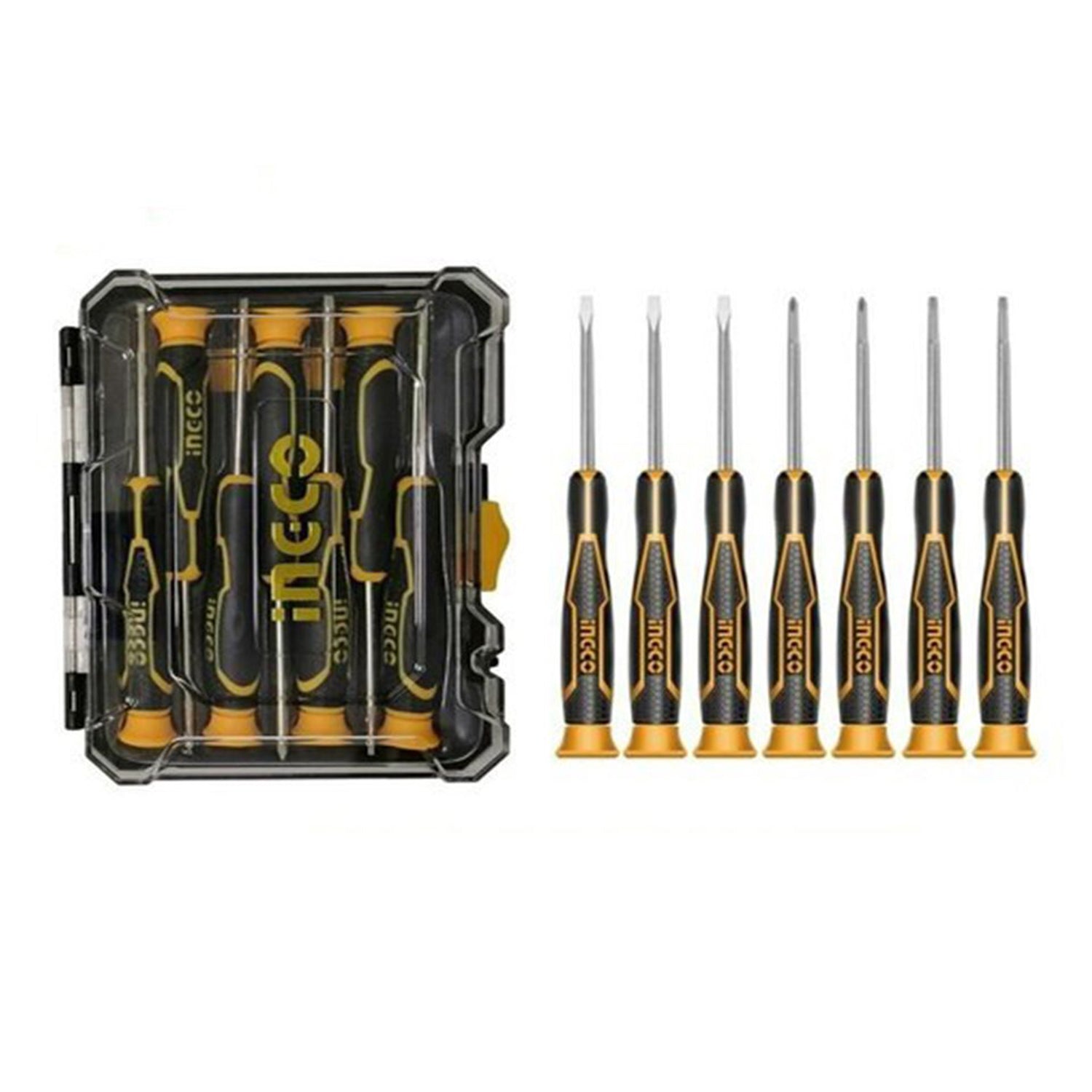Set 7 surubelnite de precizie INGCO