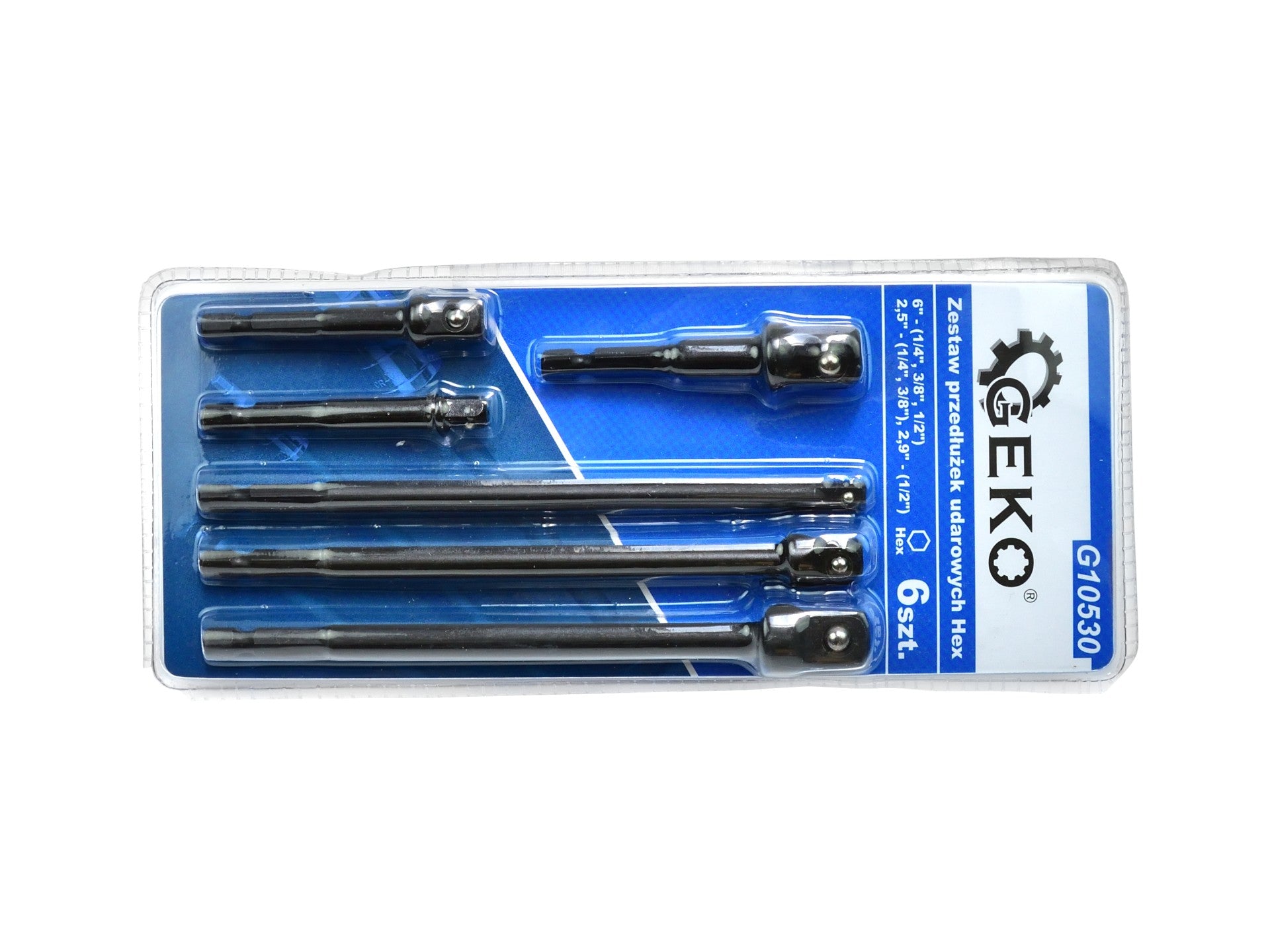 Set adaptori tubulari impact 6 piese GEKO