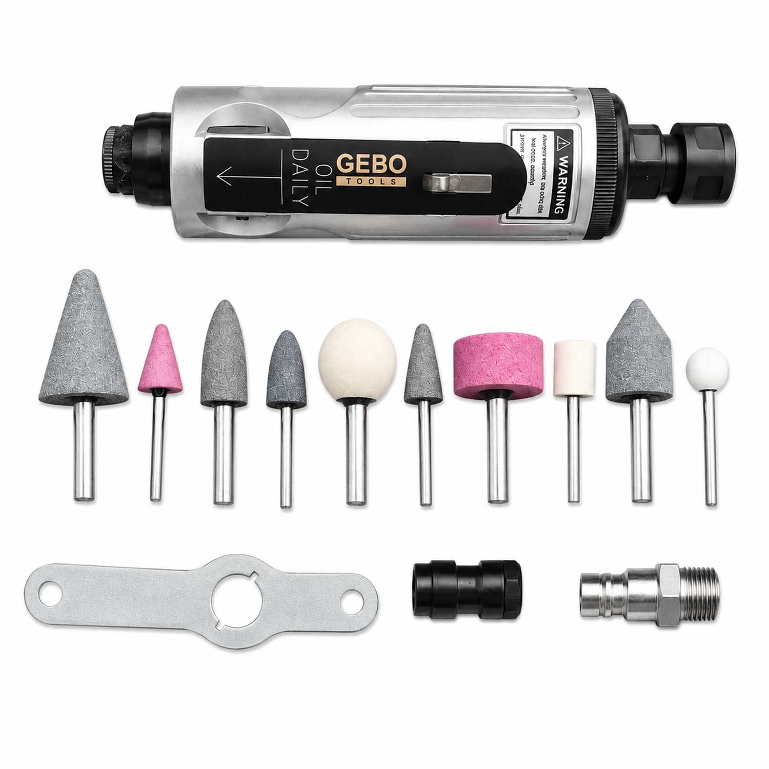 Set biax pneumatic cu accesorii GEBO TOOLS