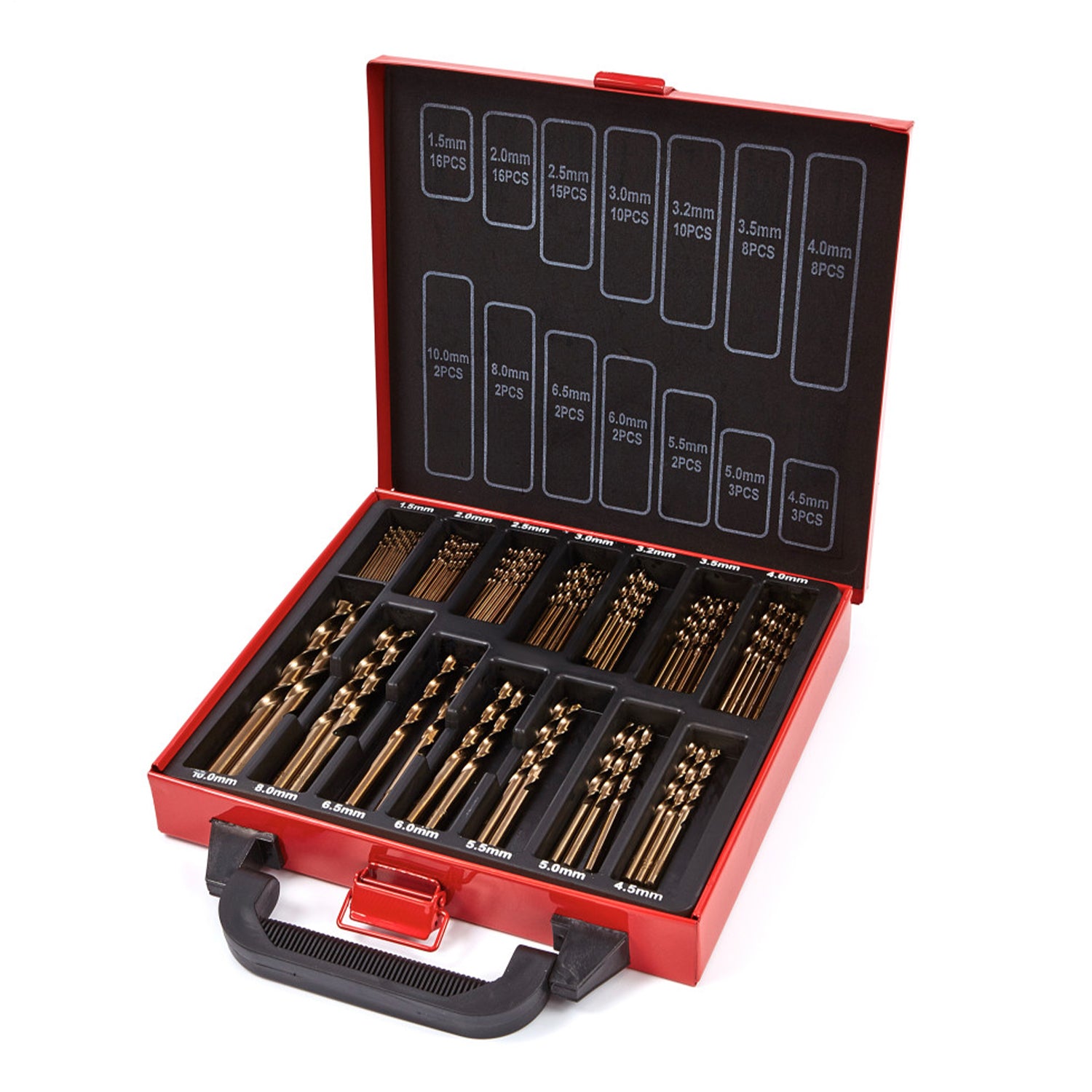 Set burghie HSS 5% cobalt 99 piese HBM MACHINES OLANDA