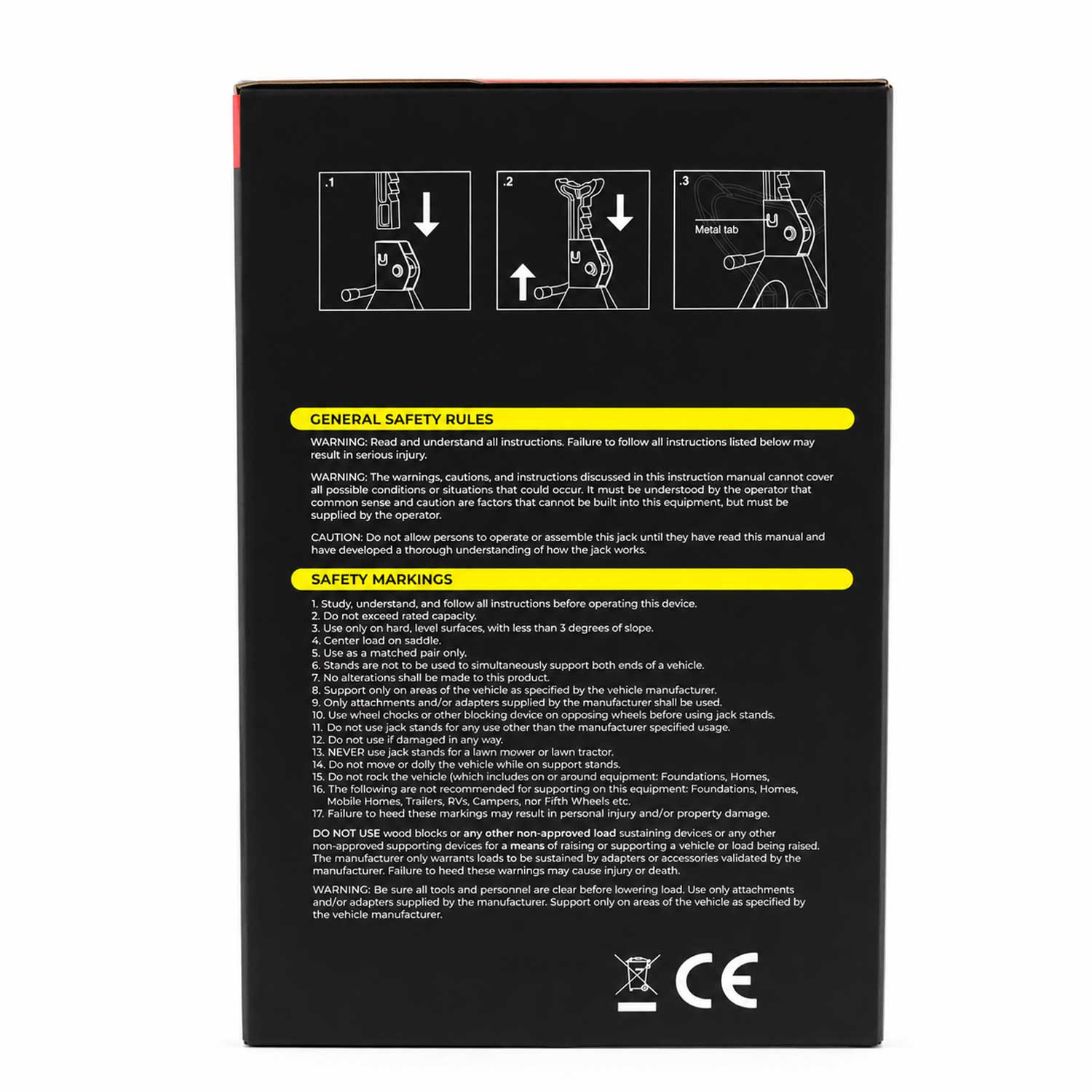 Set capre 3T cu siguranta GEBO TOOLS