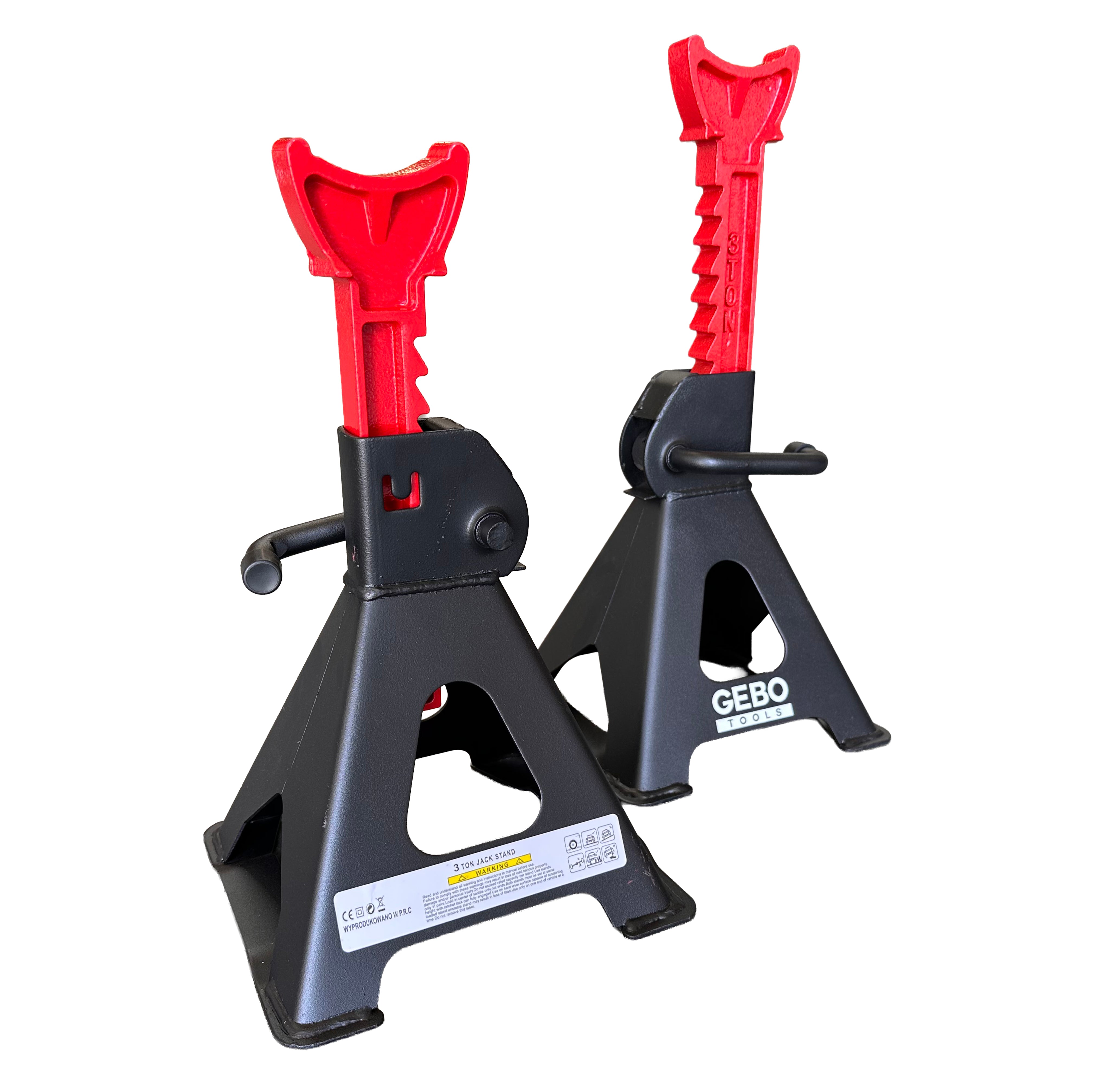 Set capre sustinere auto profesionale 3T suspendate suport auto GEBO TOOLS 2