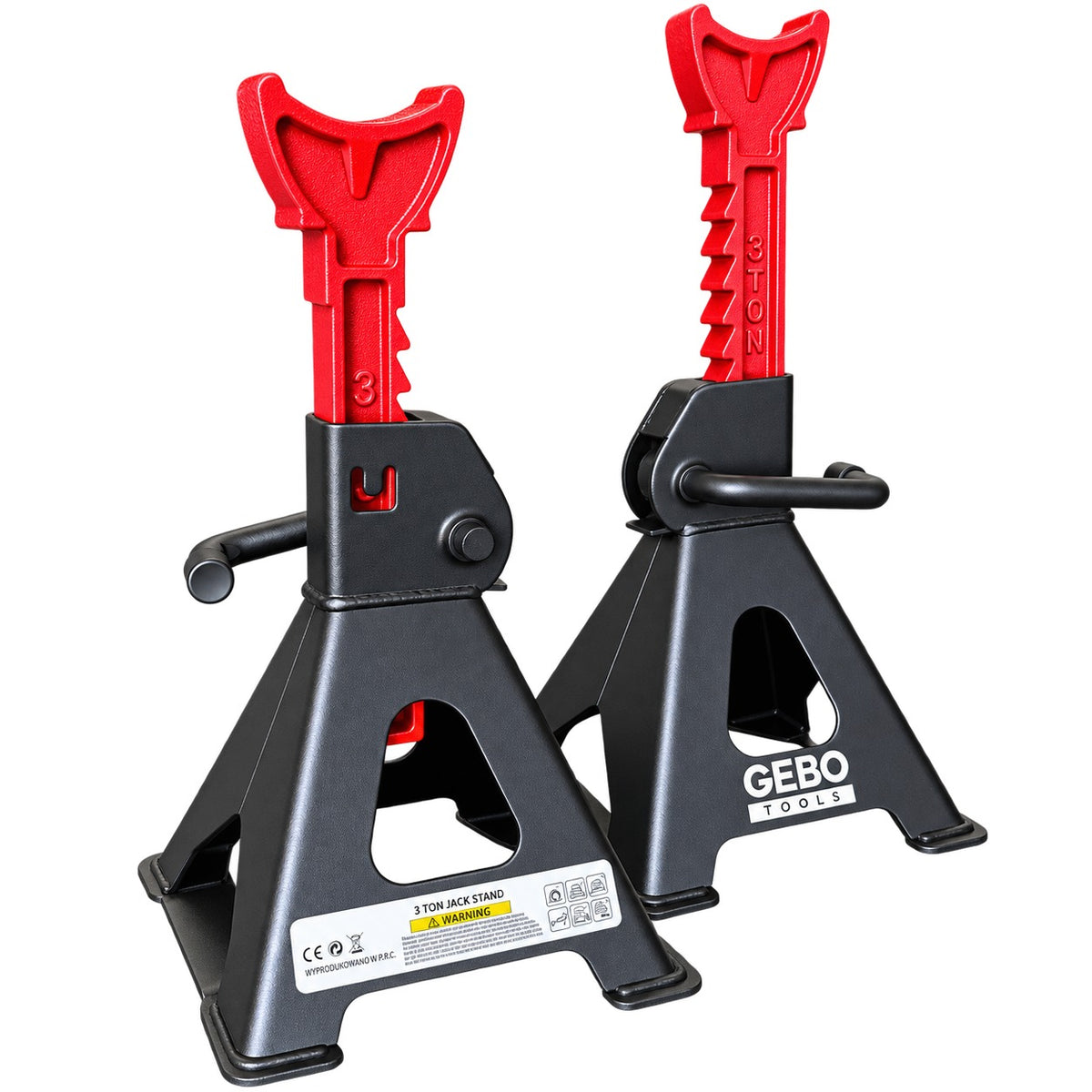 Set capre sustinere auto profesionale 3T suspendate suport auto GEBO TOOLS 2