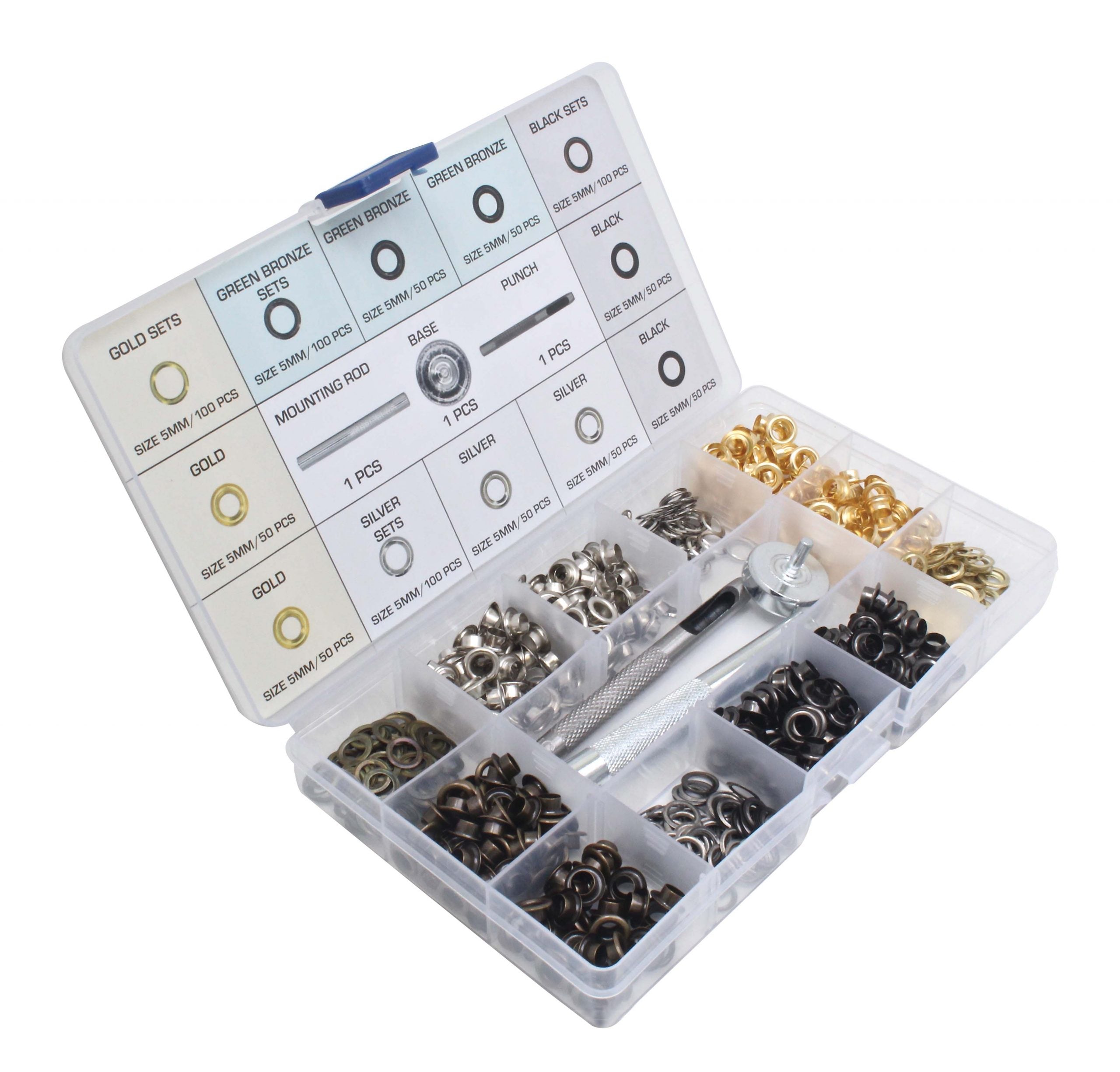 Set capse ochiuri metalice 403 piese
