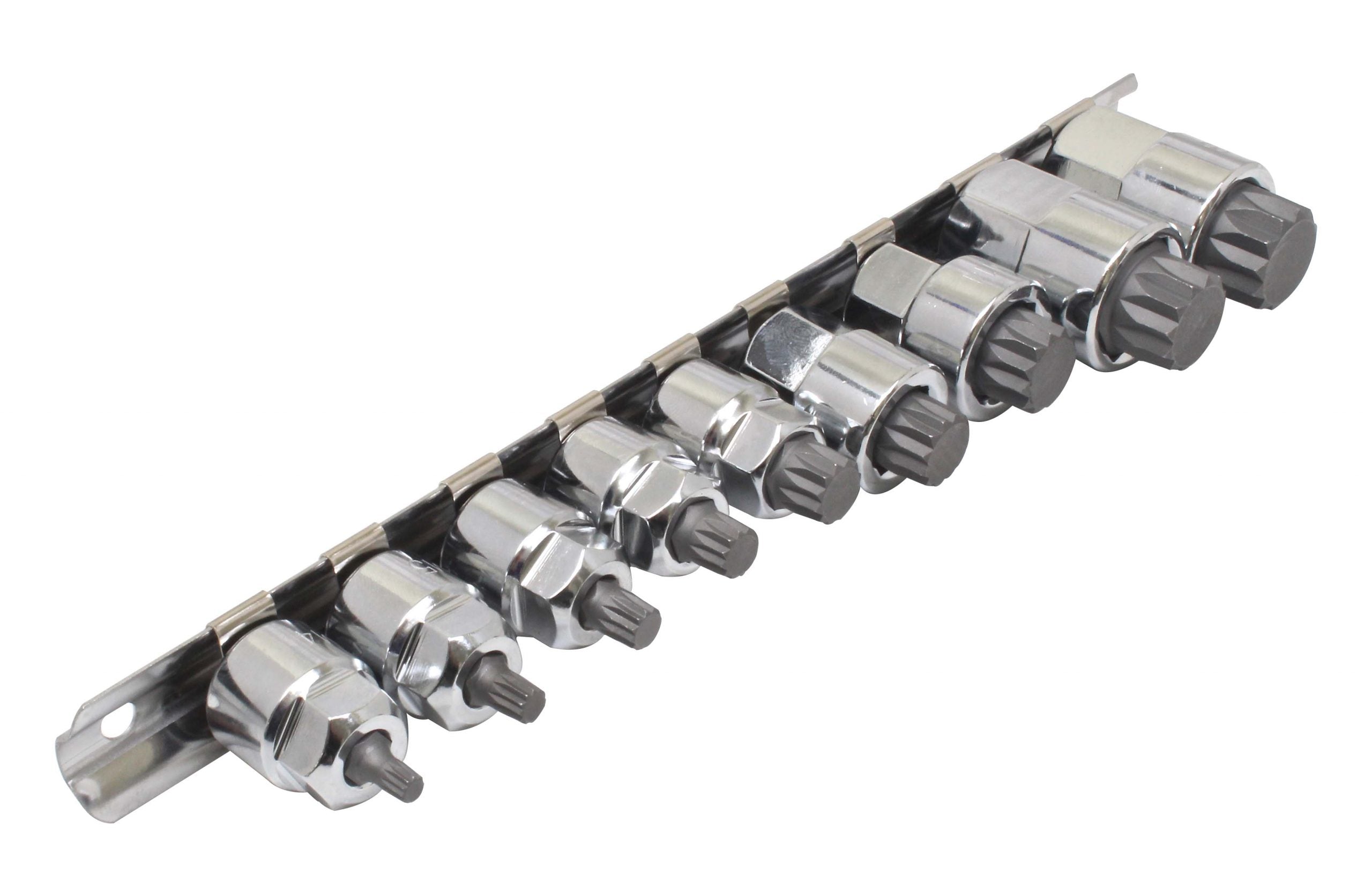 Set chei biti m4-m18 XZN 3/8 - 1/2 9 piese