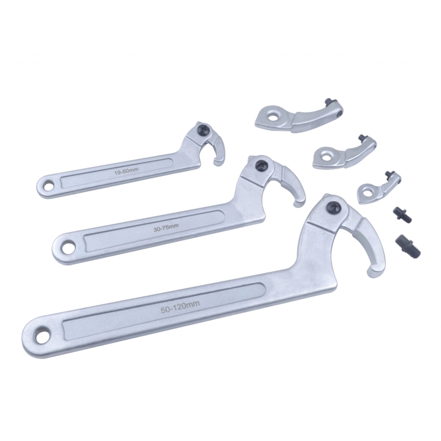 Set chei reglabile cu gheare 35-120mm
