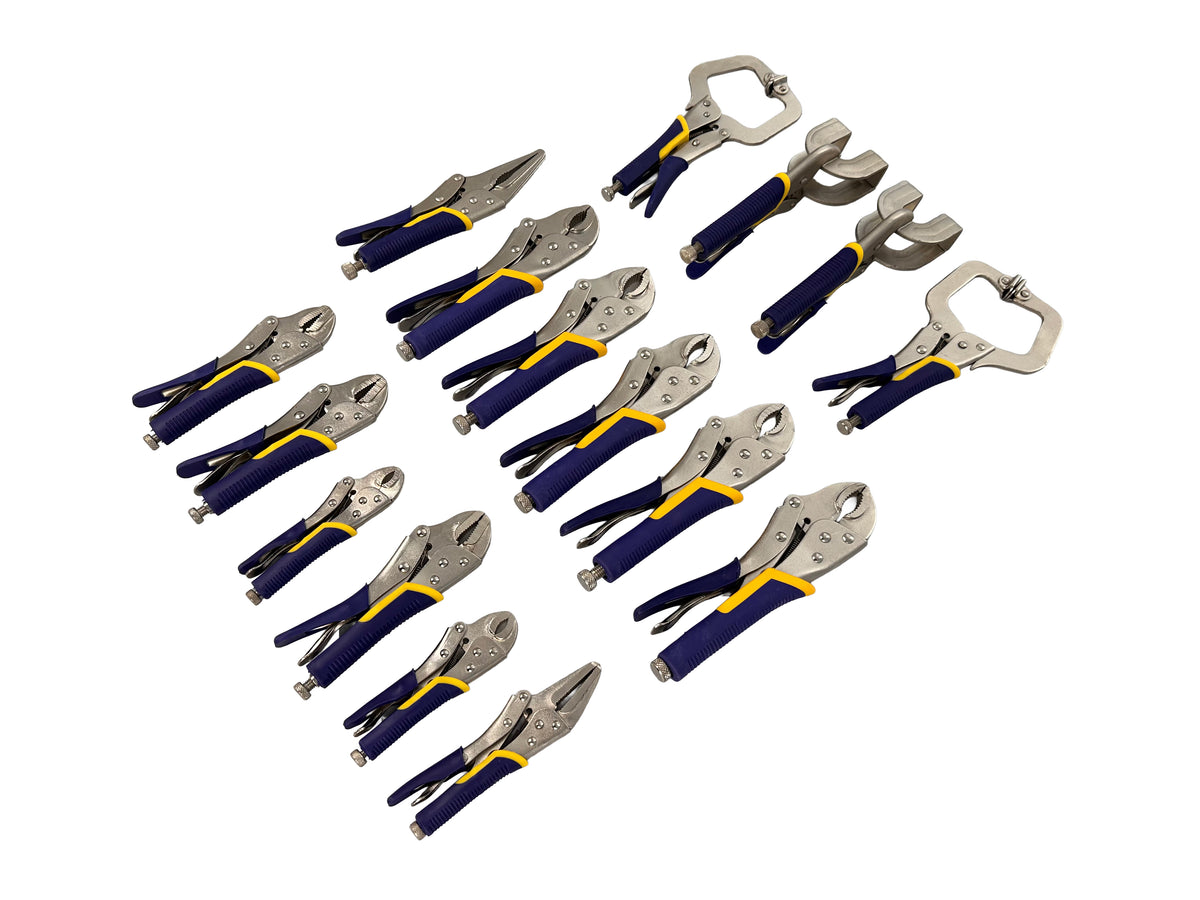 Set clesti autoblocante pt tinichigerie 16 piese GEBO TOOLS