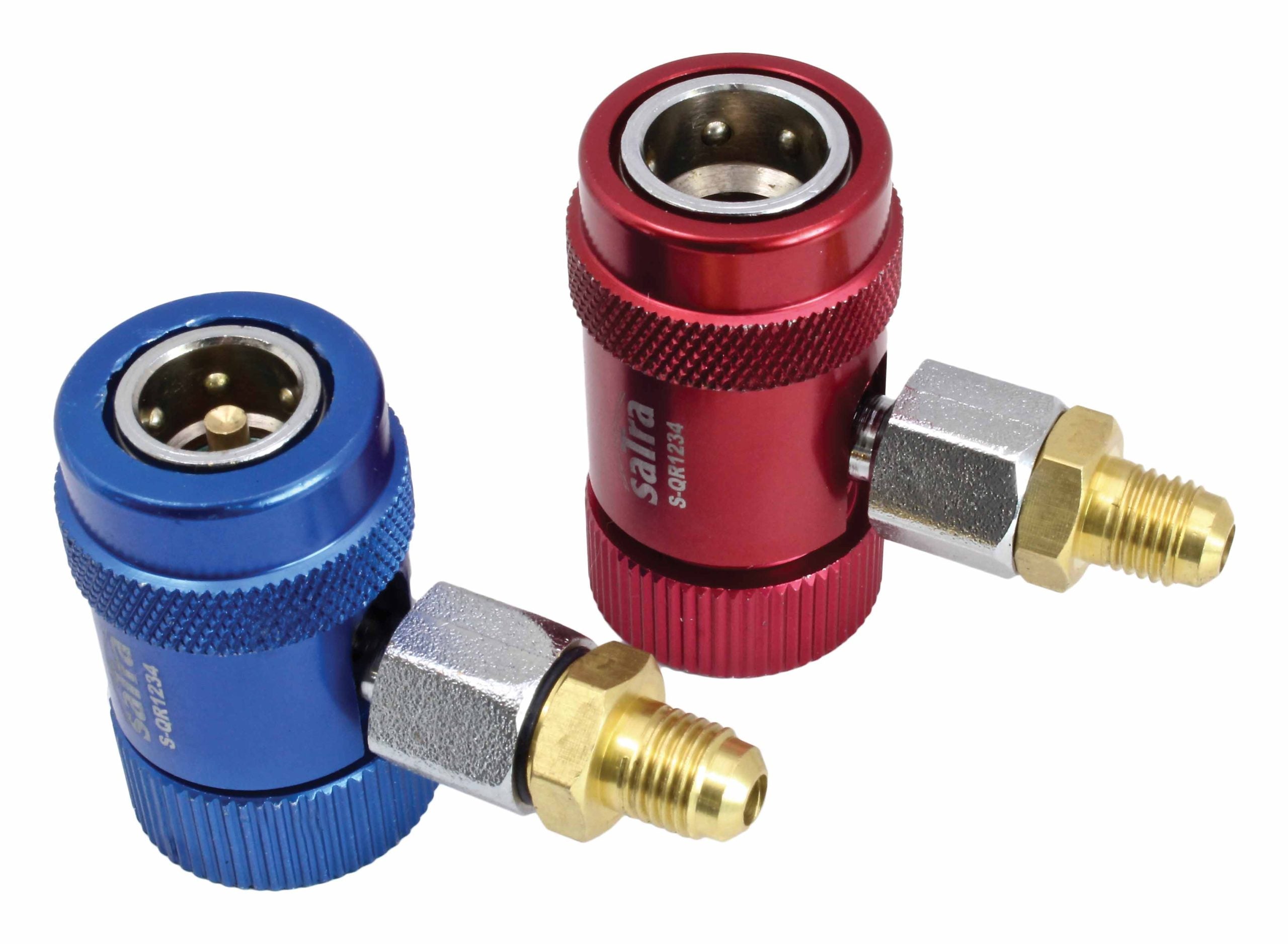 Set cupla rapida cu robinet si adaptor r1234yf pentru aparate de clima 90 grade