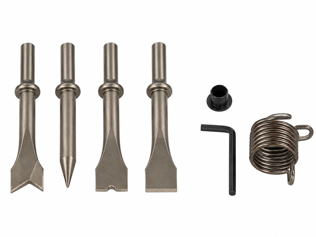 Set dalta curatator cu ace pneumatica 2 in 1