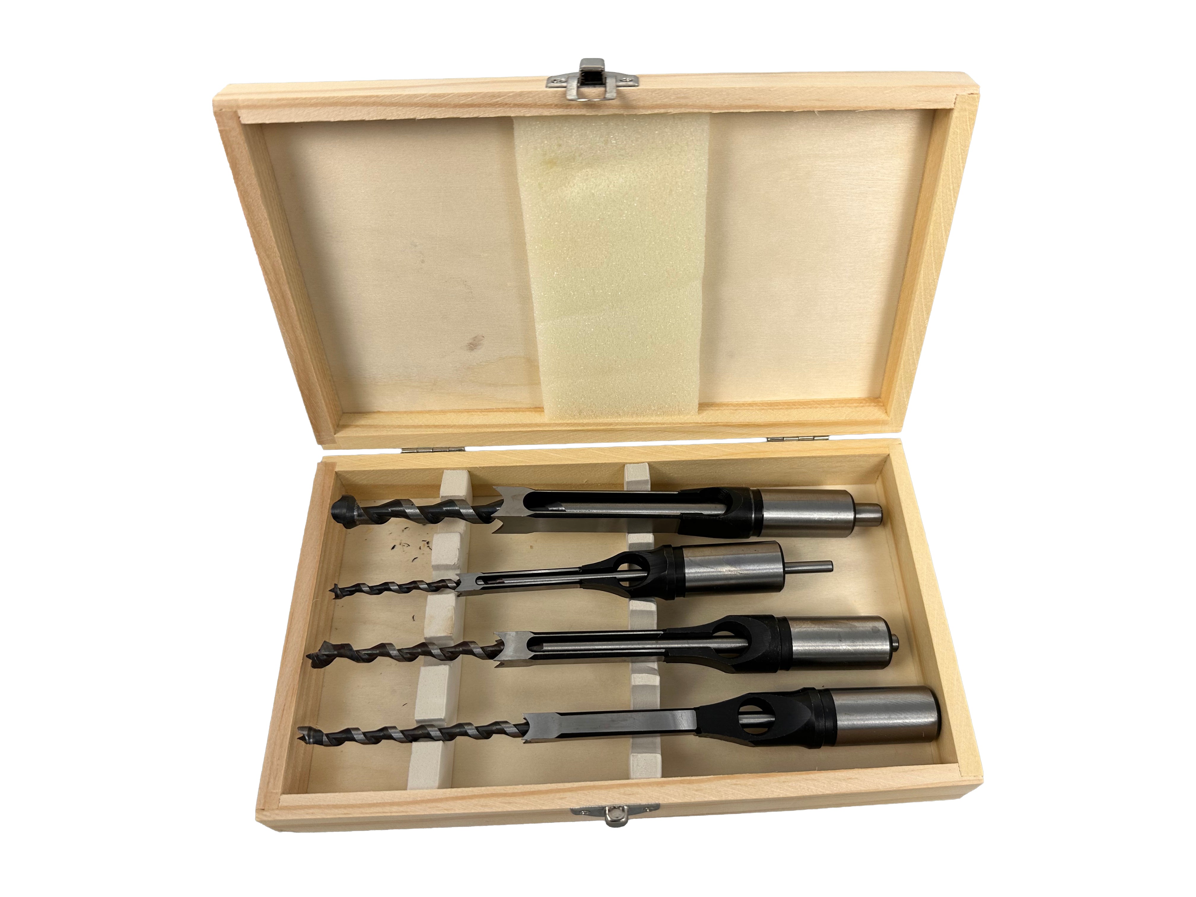 Set de 4 burghie pentru gaurit patrate in lemn GEBO TOOLS