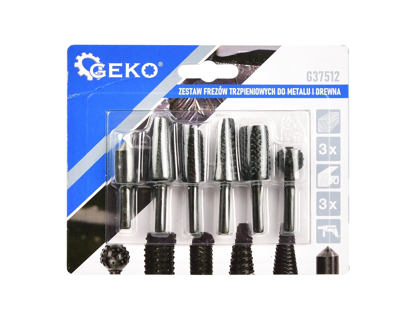 Set de 6 freze pentru metal