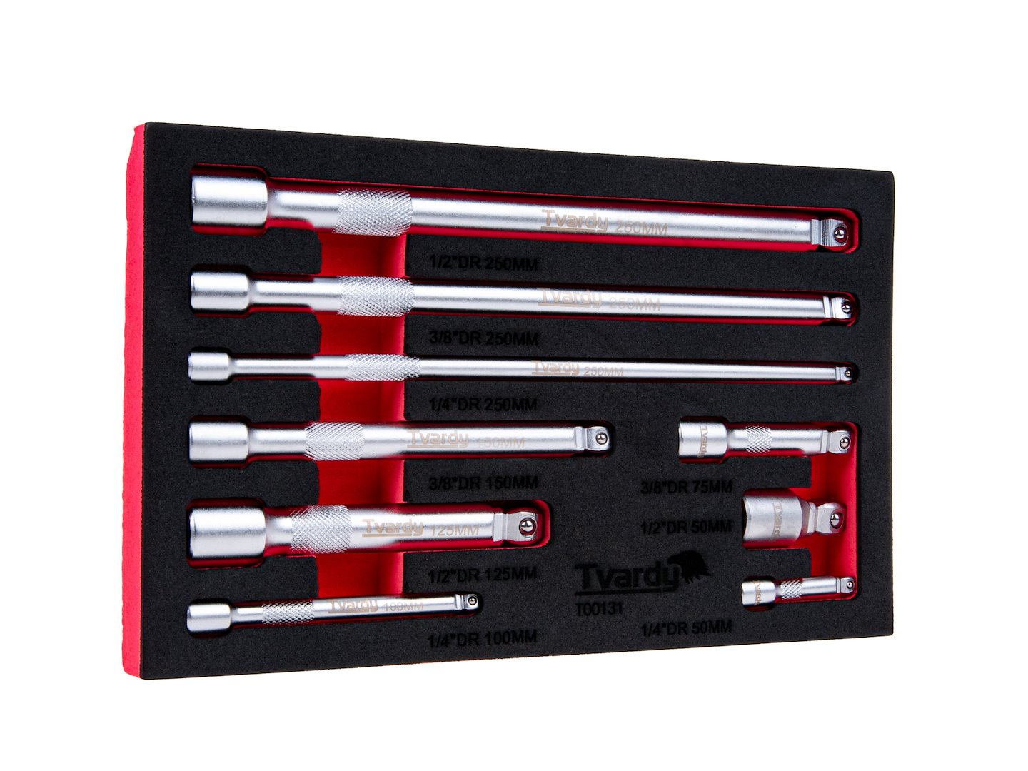 Set de 9 prelungitoare extensii articulate 1/4 3/8 1/2 CRV