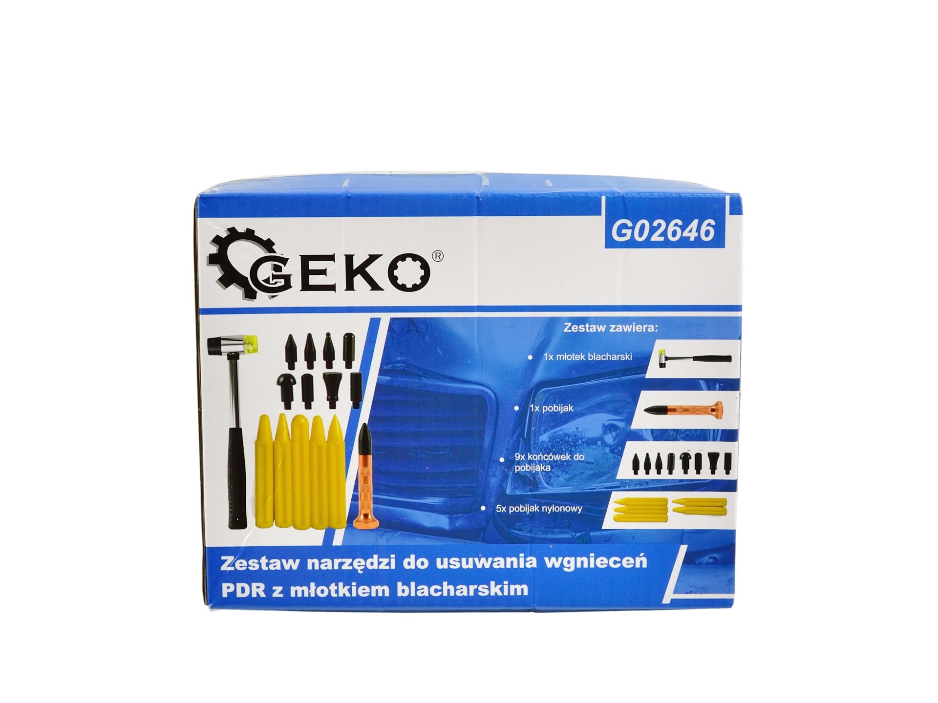 Set de reparat indoituri si deformari caroserie auto PDR - 15 piese - fara vopsire, ideal pentru lovituri si grindina