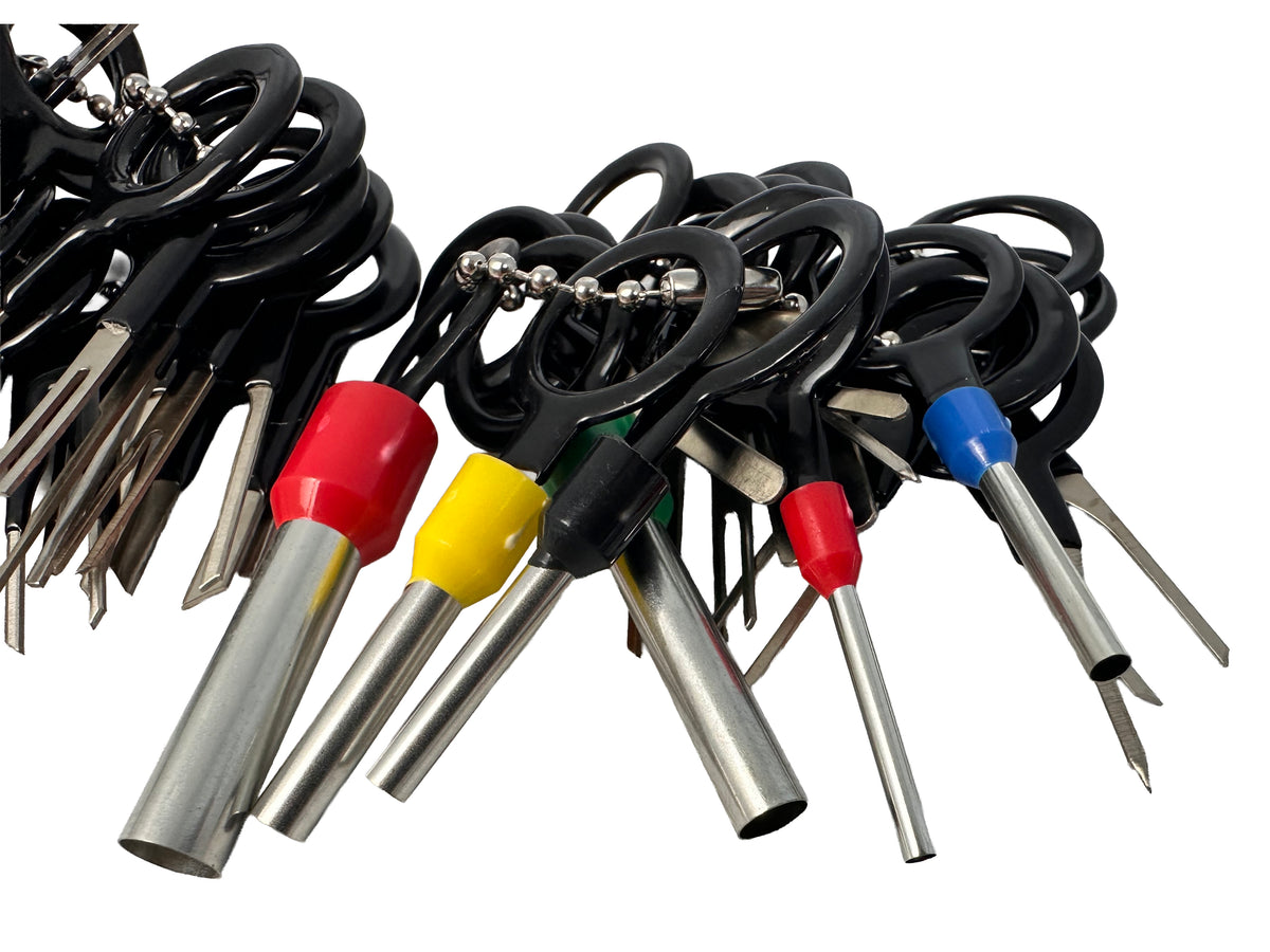 Set demontat terminale pini din prize si cuple electrice 38 piese GEBO TOOLS