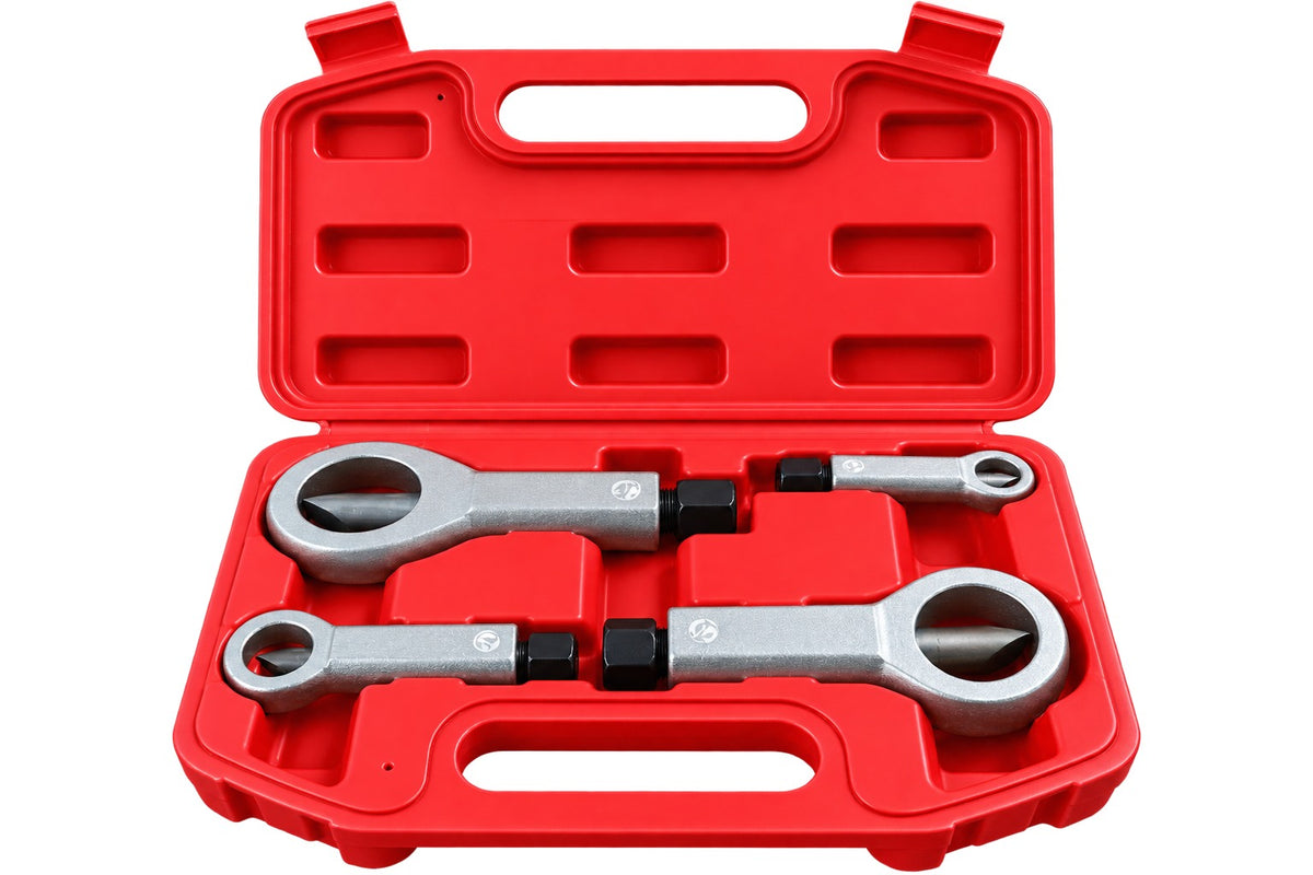 Set dispozitive pentru taiat spart piulite si suruburi blocate 9-27mm 4 piese GEBO TOOLS