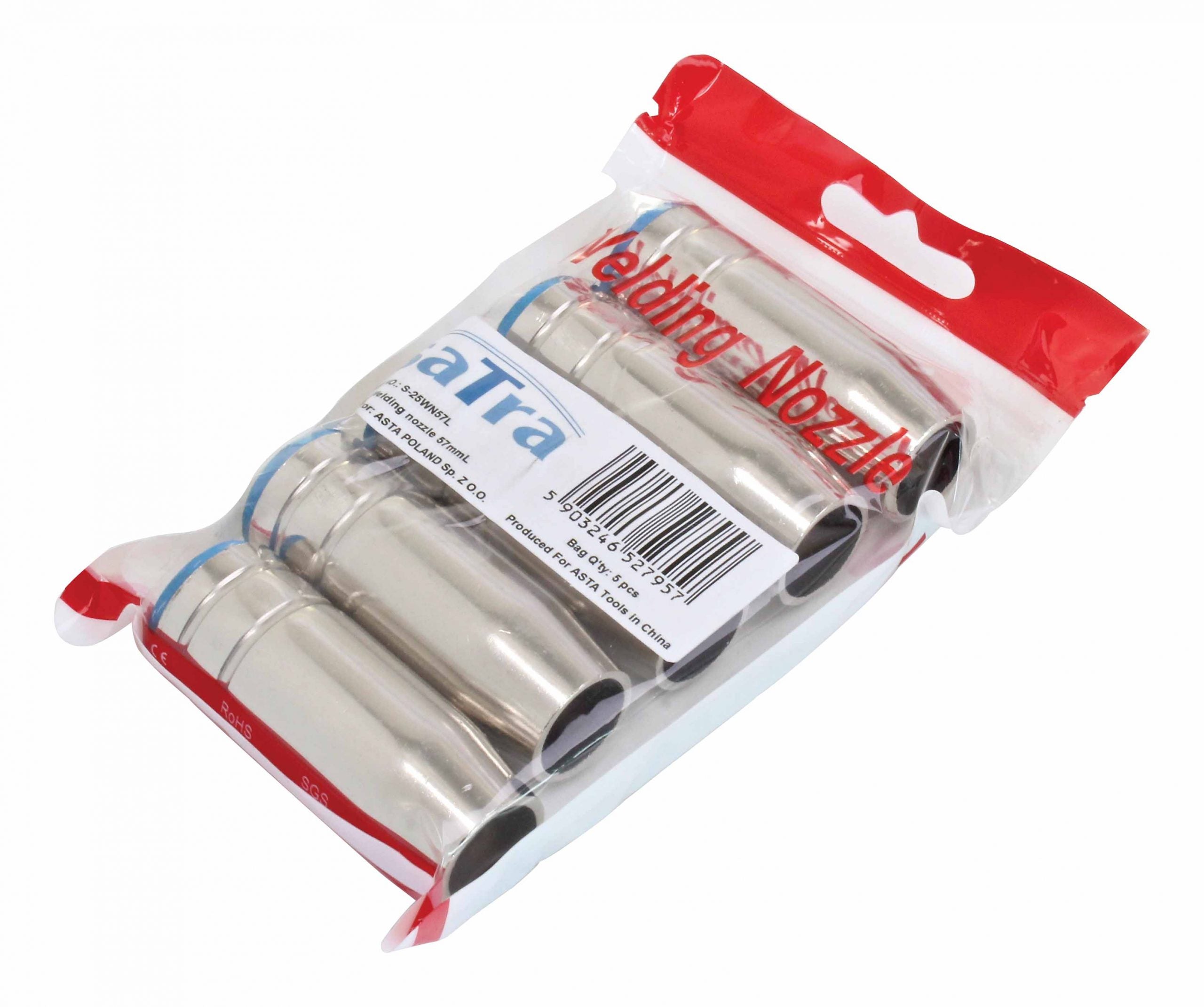Set duza conica de gaz mb 25 pentru pistoale de sudura MIG/mag 5 piese