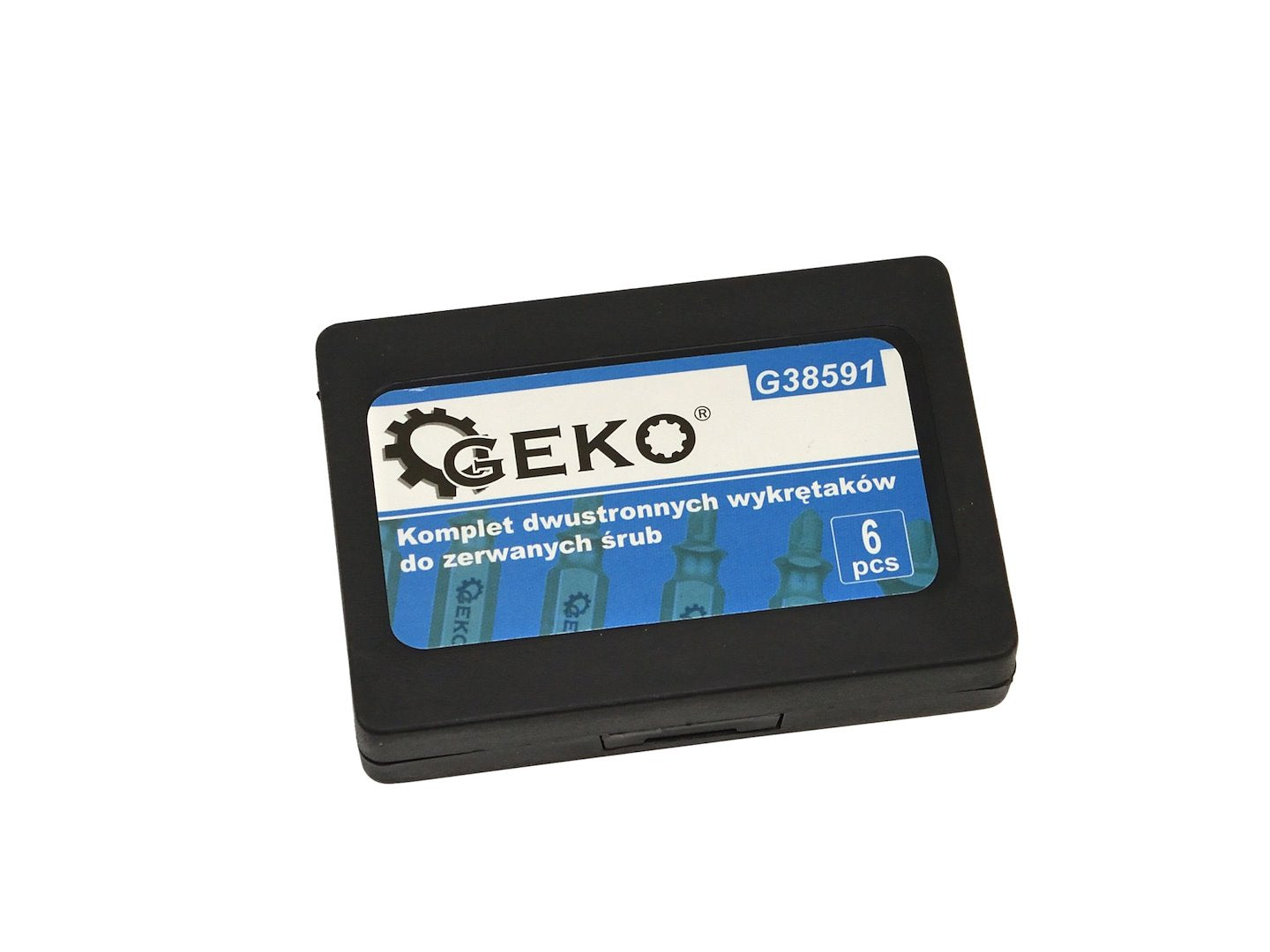 Set extractoare HSS pentru suruburi uzate 6 piese GEKO