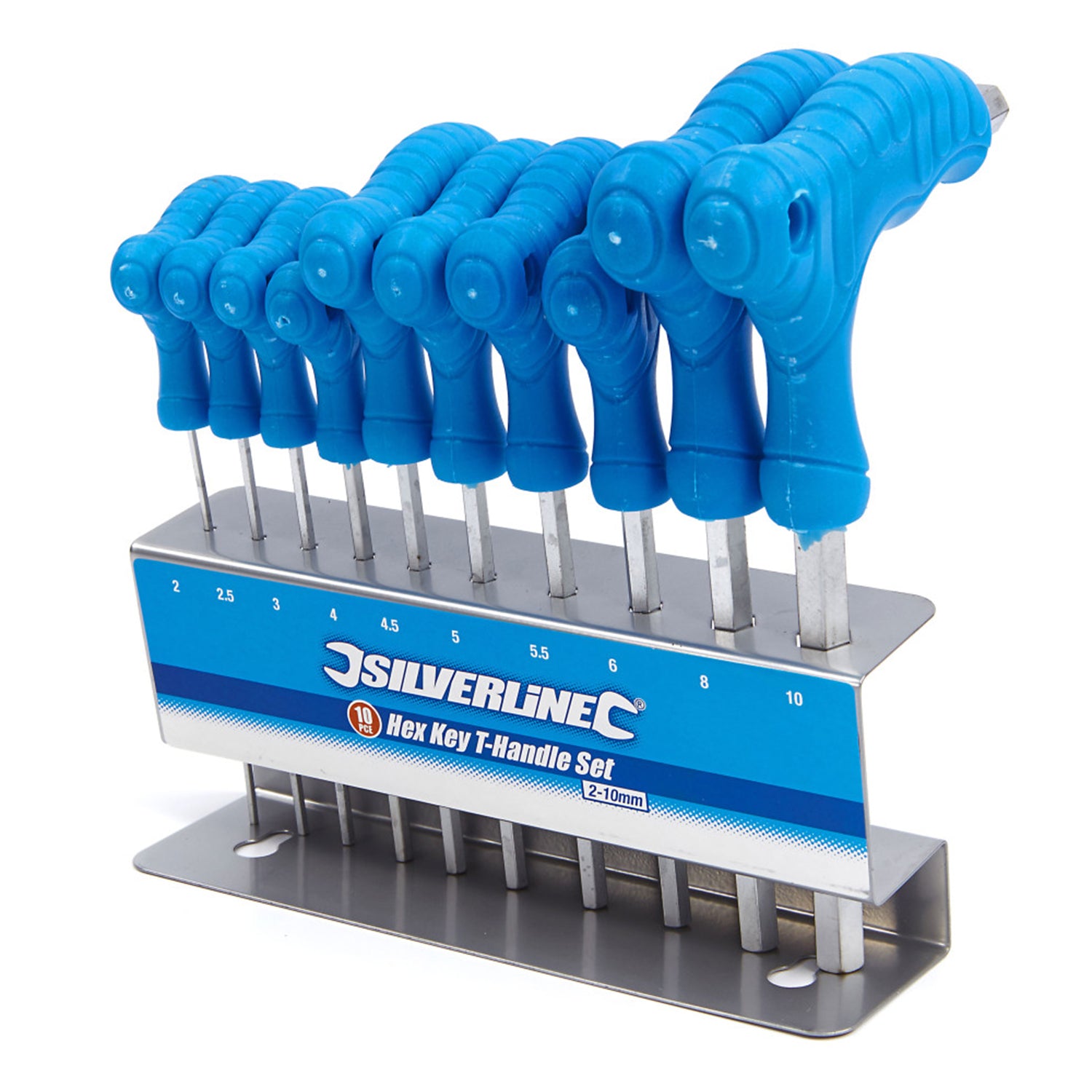 Set imbus cu maner t 2-10 mm 10 piese