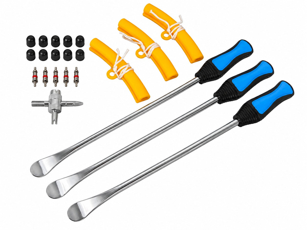 Set leviere cu maner pentru anvelope cu protectie pentru jante 22 piese GEBO TOOLS