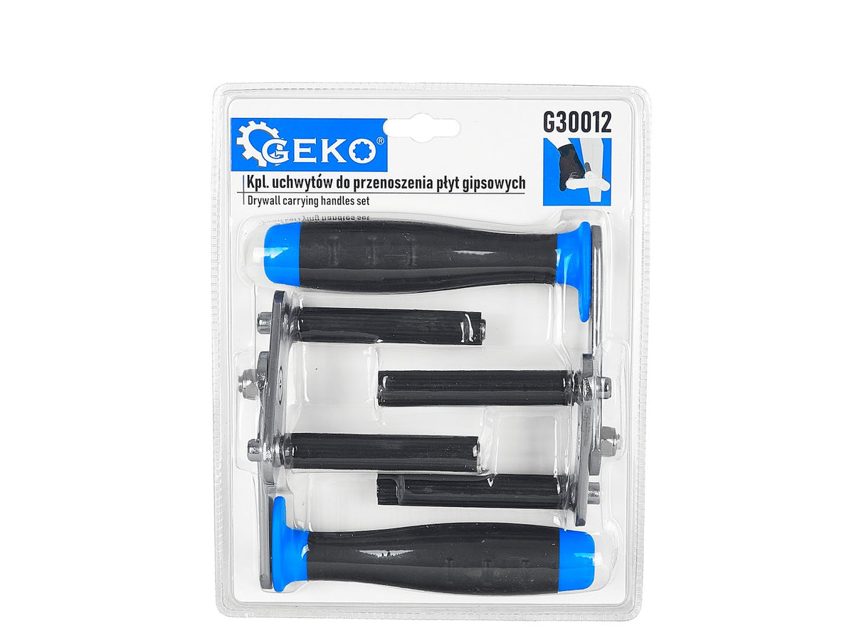 Set manere pentru transport rigips placi gips-carton cu sistem auto-blocare - GEKO