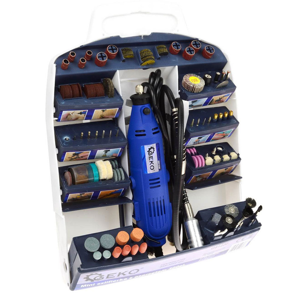 Set mini slefuitor cu accesorii 300 piese