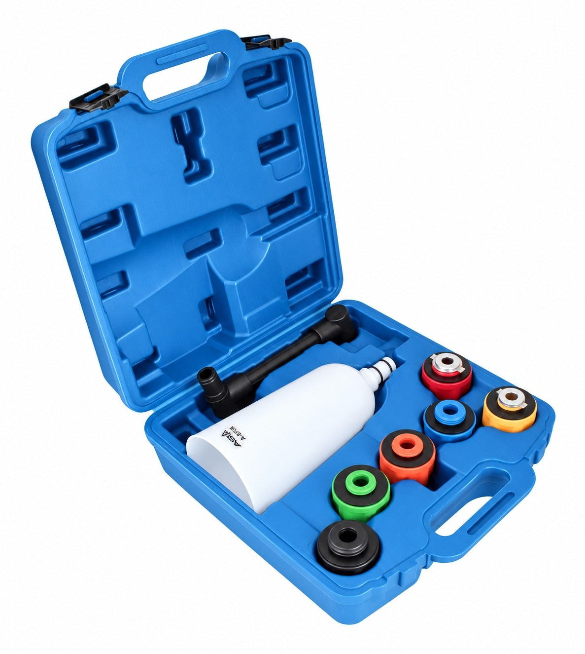 Set palnie cu 8 adaptoare speciale pentru schimb de ulei