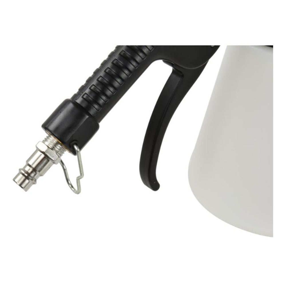 Set pistol pneumatic de aerisit si schimbat lichid, ulei de frana, extractor si reumplere lichid de frana, cu 4 adaptori