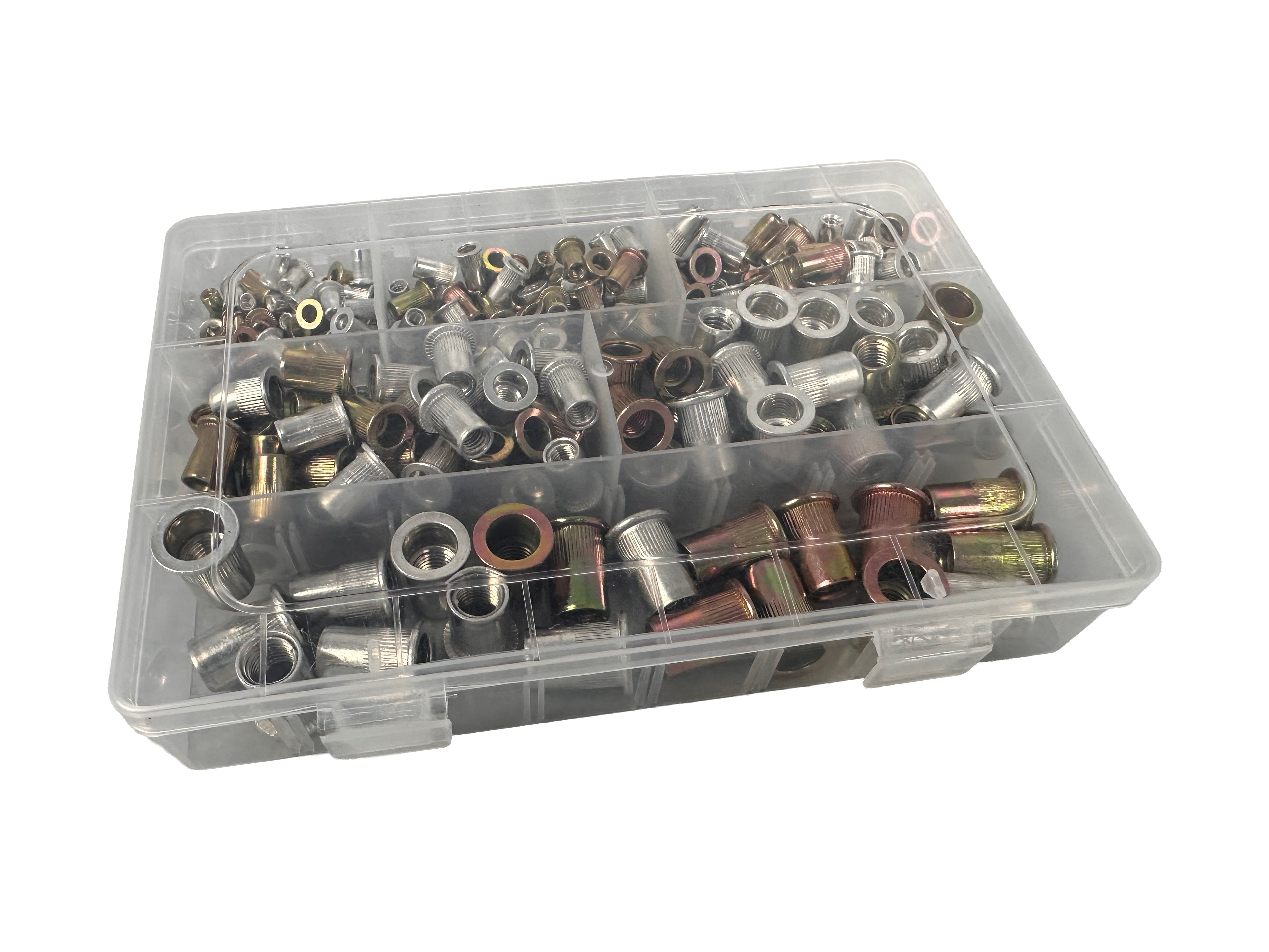 Set piulite nituibile m3-m10 300 piese GEBO TOOLS