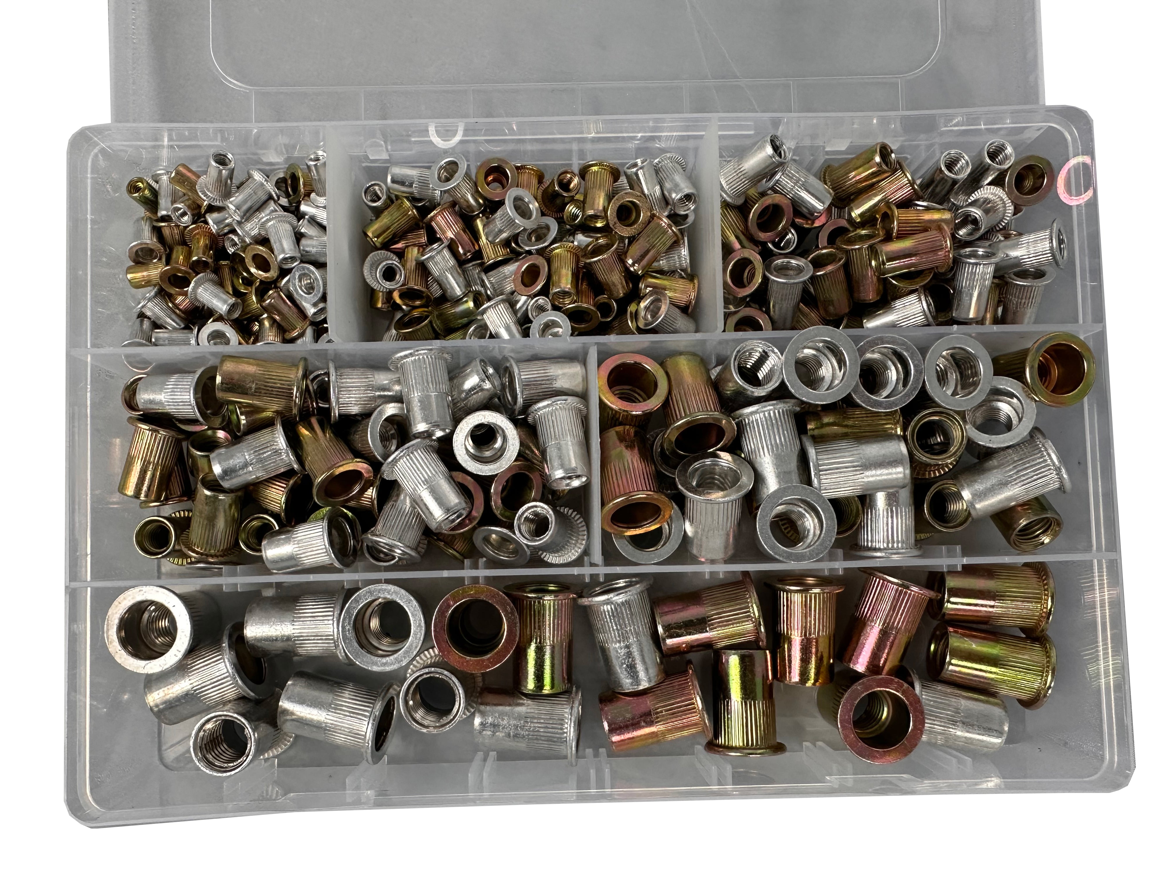 Set piulite nituibile m3-m10 300 piese GEBO TOOLS