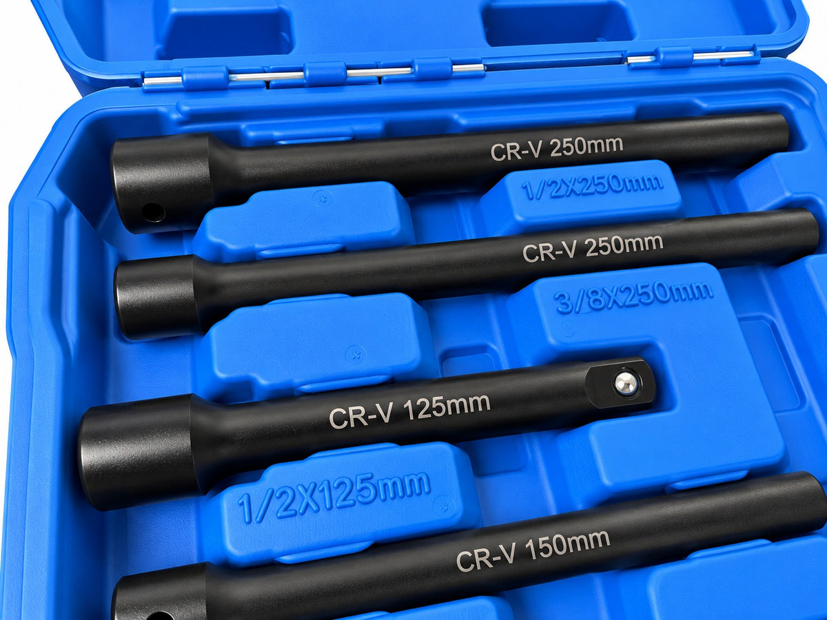 Set prelungitoare de forta 9 piese 1/4 3/8 1/2 GEBO TOOLS