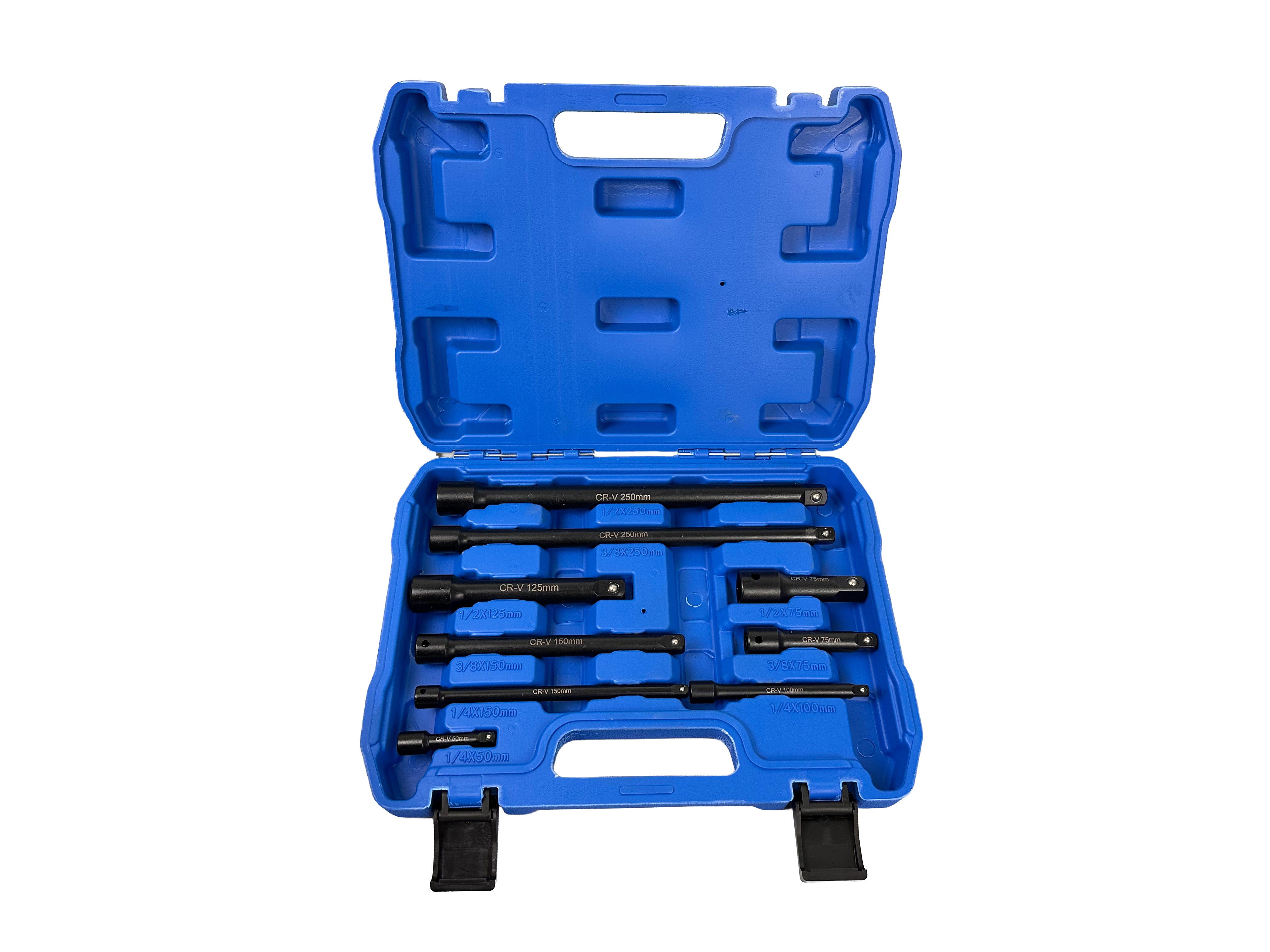 Set prelungitoare de forta 9 piese 1/4 3/8 1/2 GEBO TOOLS