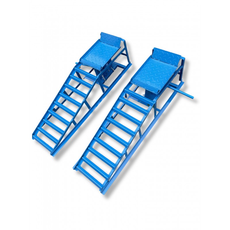 Set rampe auto cu elevare hidraulica 2T - KB GLOBAL