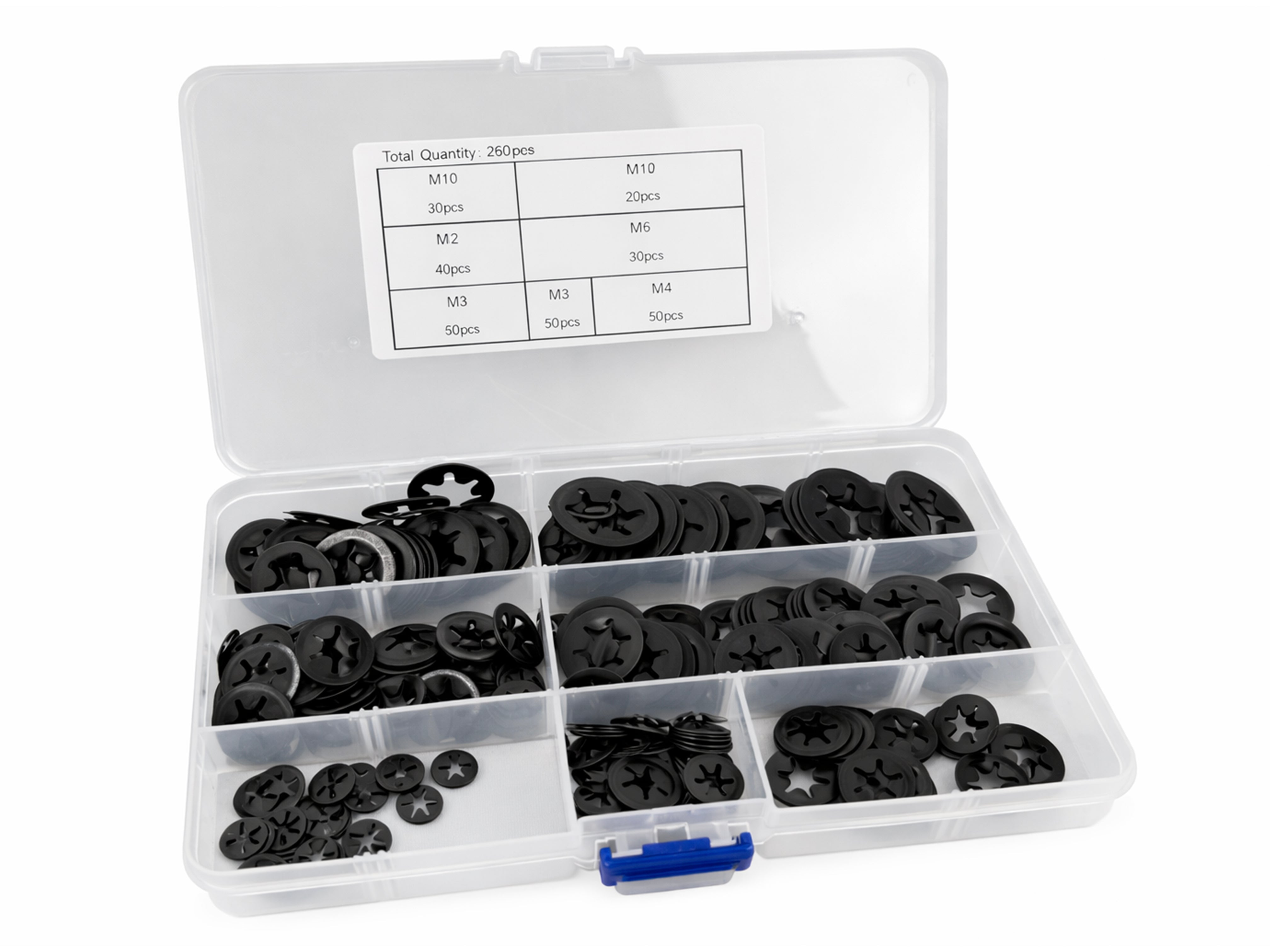 Set saibe de blocare m3-M12 260 buc GEBO TOOLS