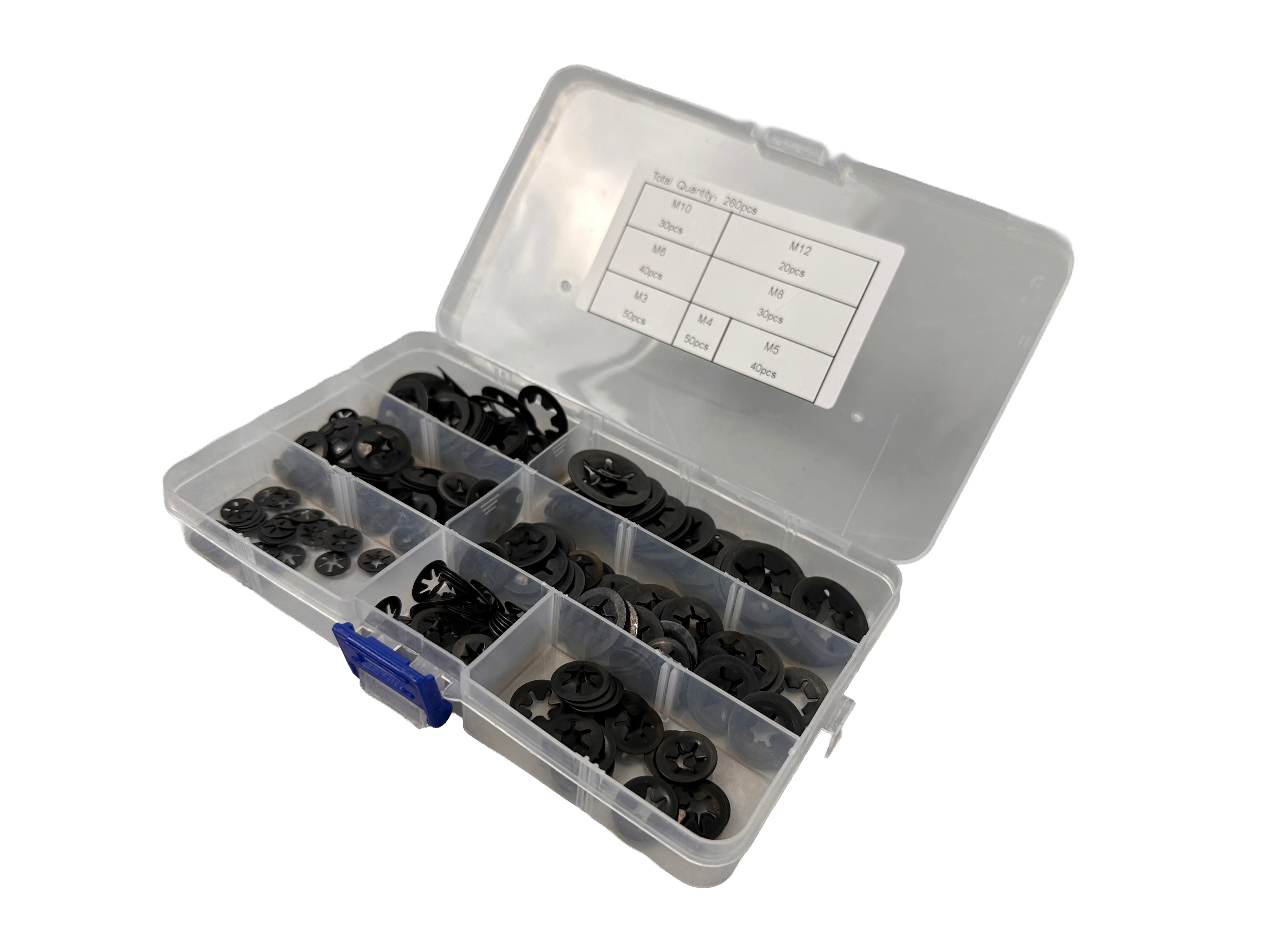 Set saibe de blocare m3-M12 260 buc GEBO TOOLS
