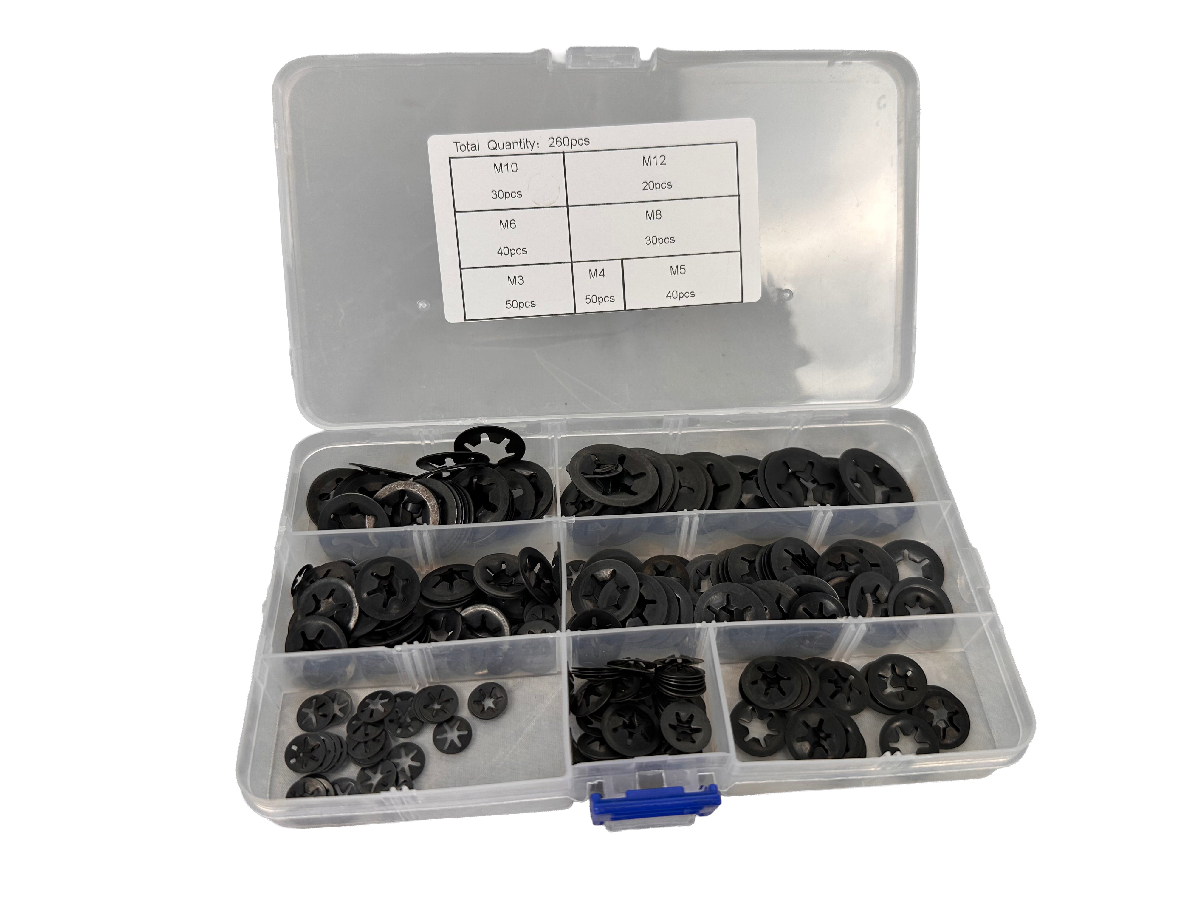 Set saibe de blocare m3-M12 260 buc GEBO TOOLS