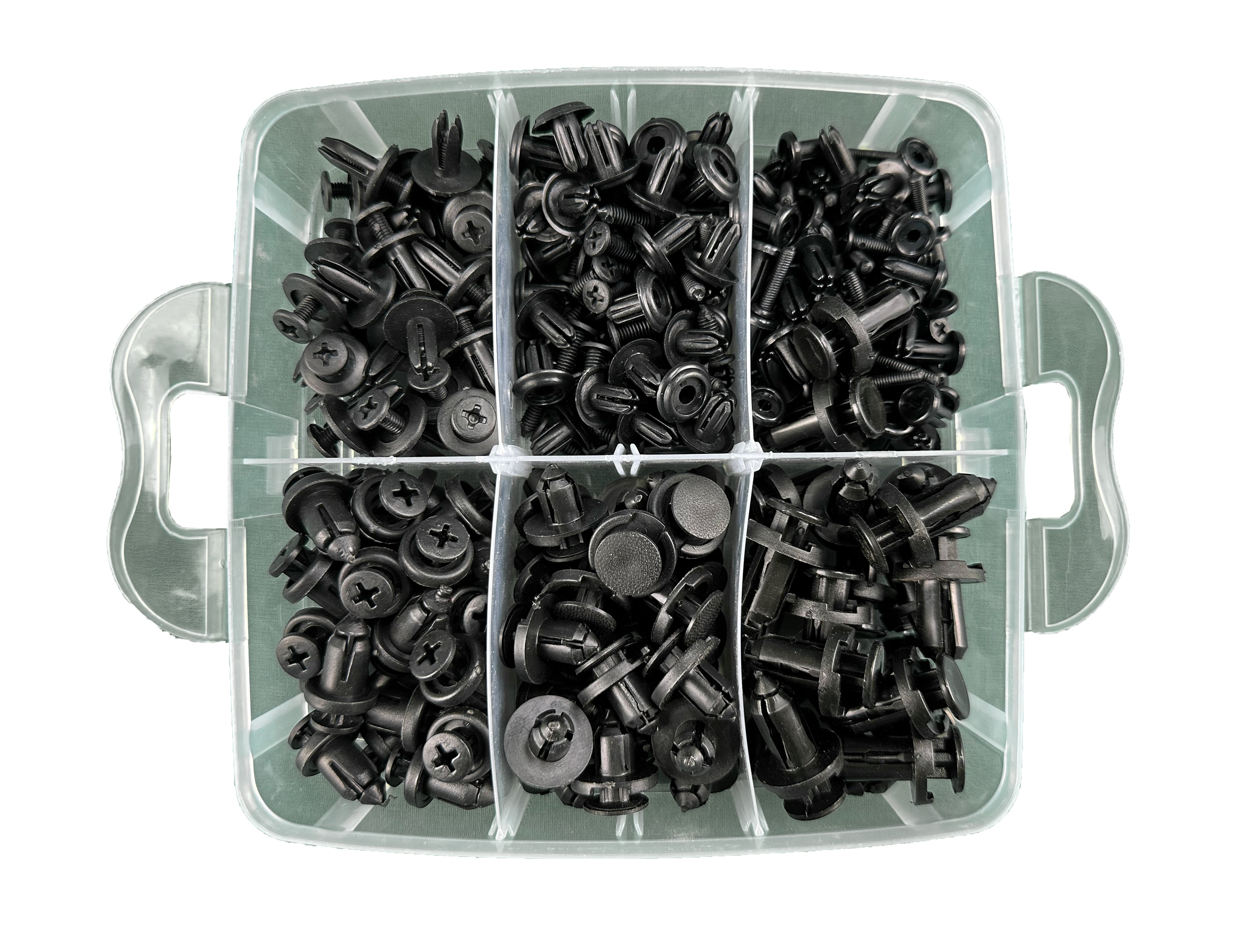 Set scula indepartat cleme tapiterii cu clipsuri cleme auto universale 620 piese GEBO TOOLS