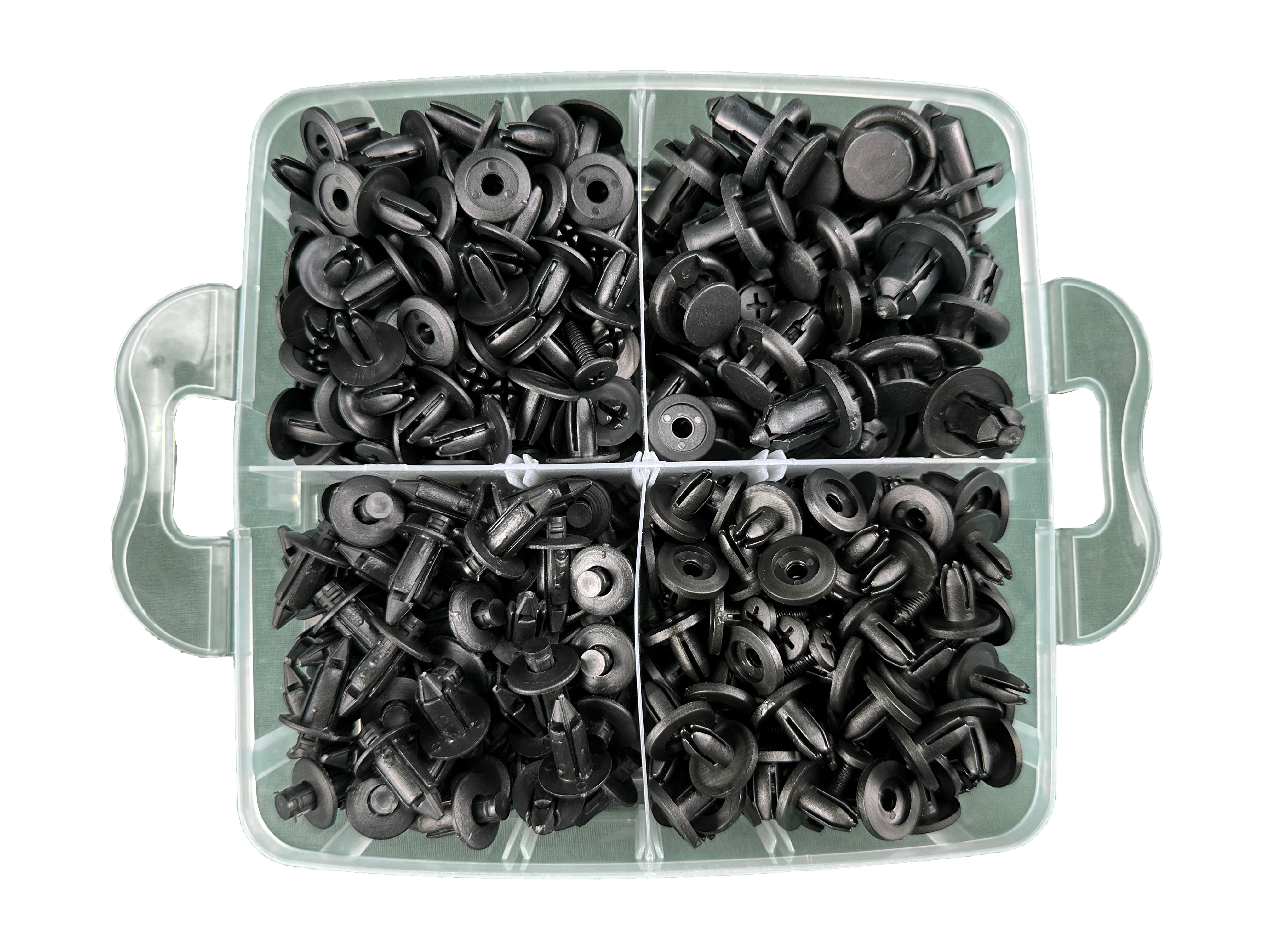 Set scula indepartat cleme tapiterii cu clipsuri cleme auto universale 620 piese GEBO TOOLS