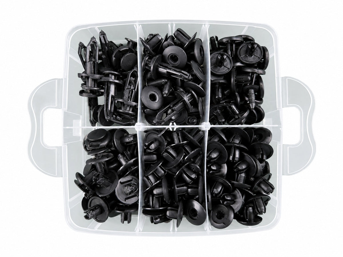 Set scula indepartat cleme tapiterii cu clipsuri cleme auto universale 620 piese GEBO TOOLS