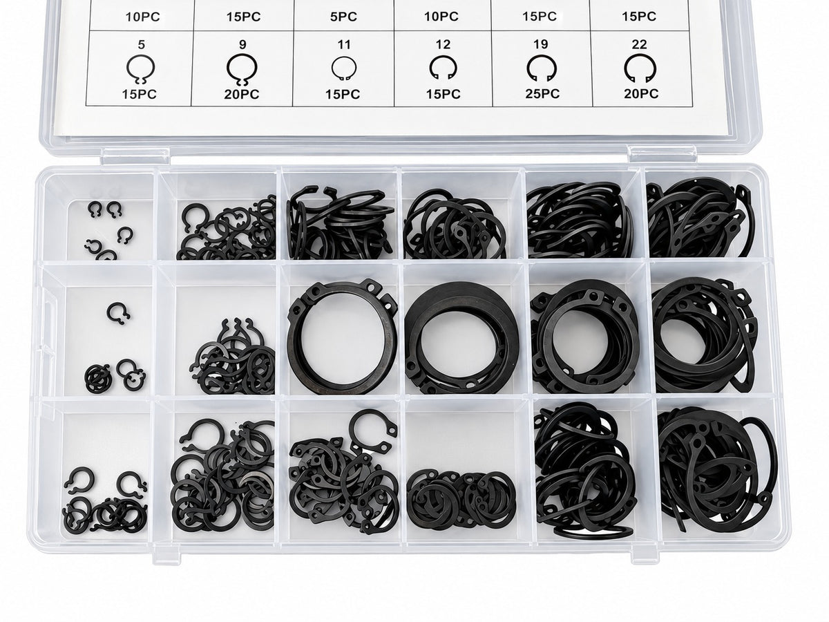 Set sigurante SEEGER exterioare 300 bucati GEBO TOOLS