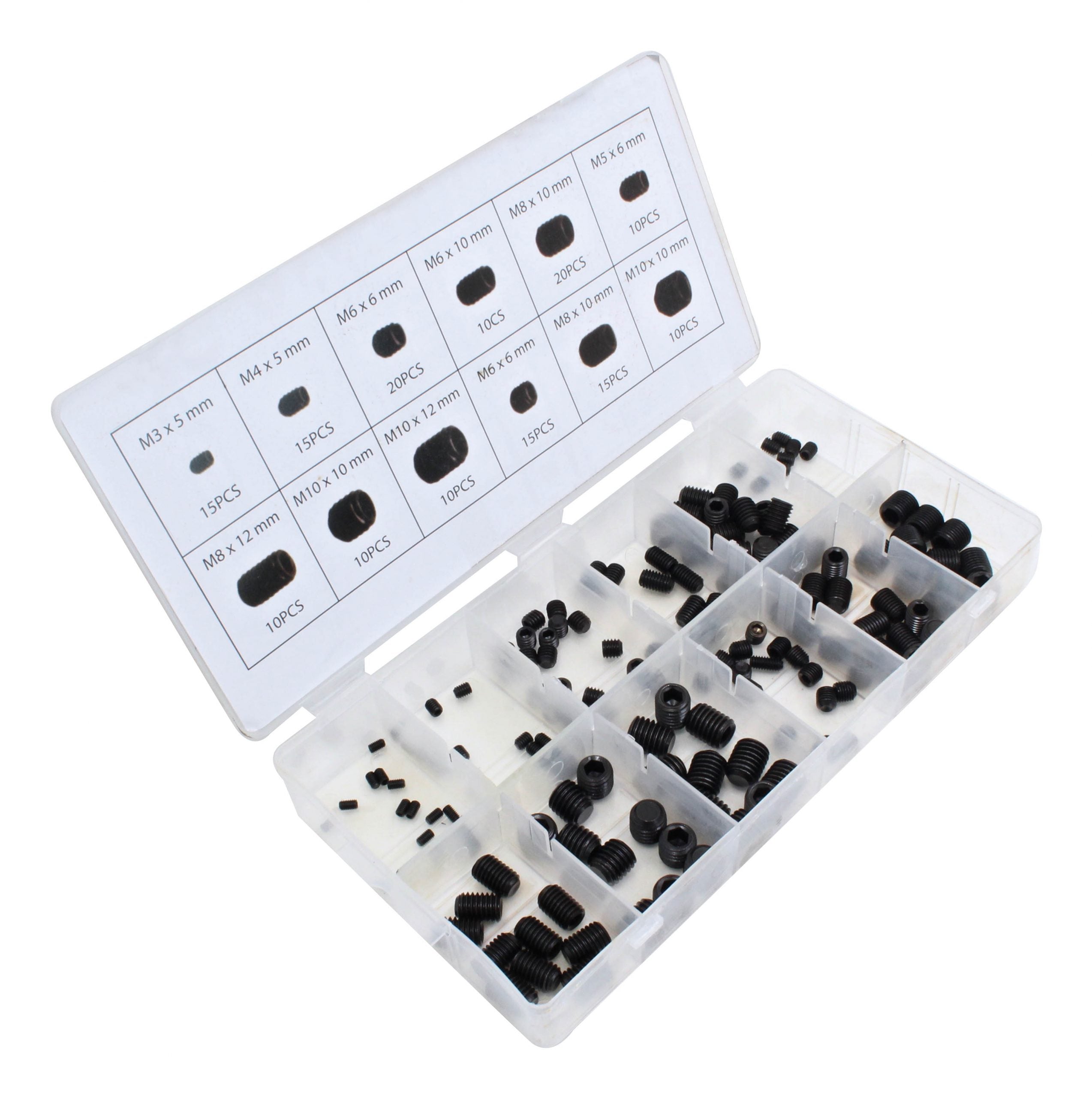 Set stifturi filetante imbus 160 buc