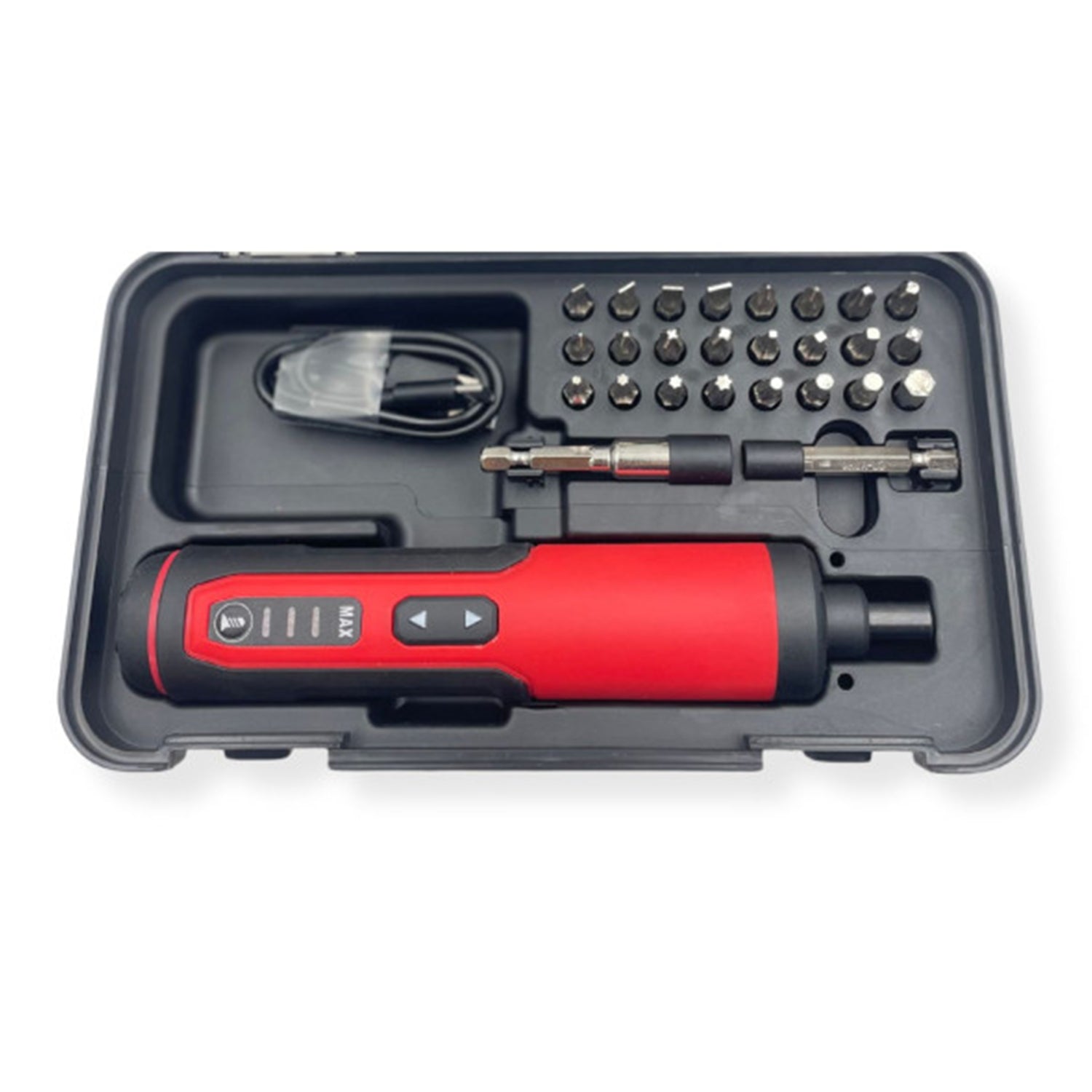 Set surubelnita electrica cu acumulator reincarcabil 3.6v cu 27 de capete interschimbabile KB GLOBAL