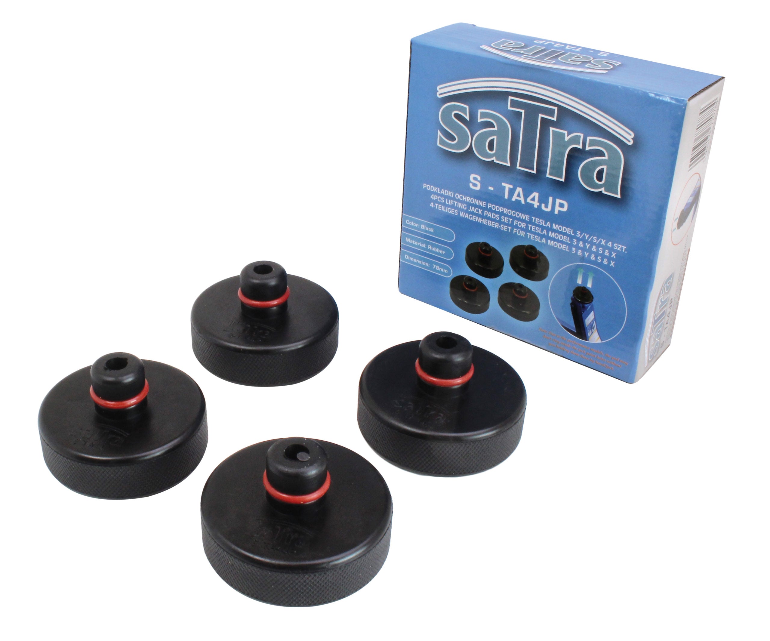 Set tampoane 78mm de protectie cric TESLA model 3, s, y & x