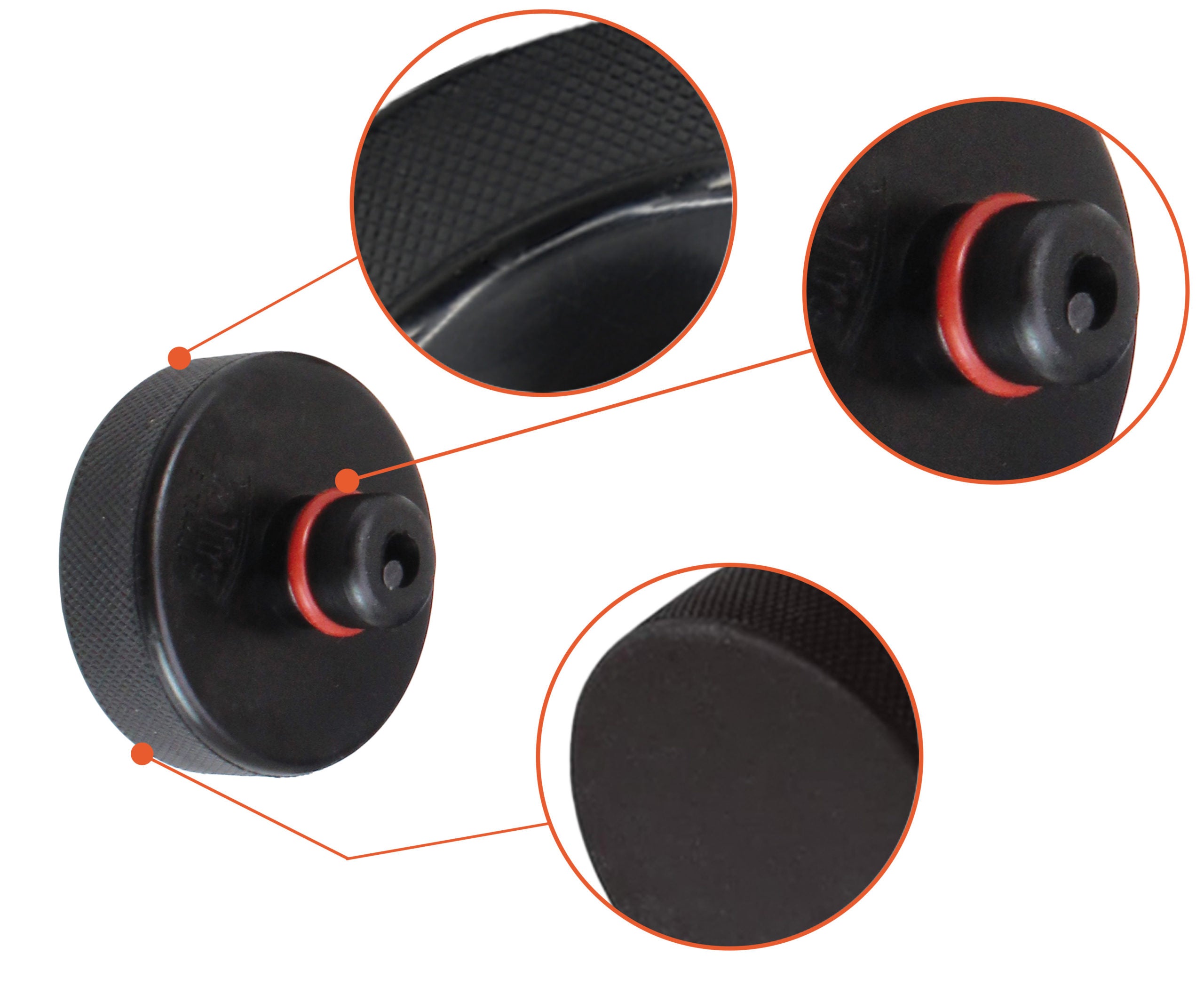 Set tampoane 78mm de protectie cric TESLA model 3, s, y & x