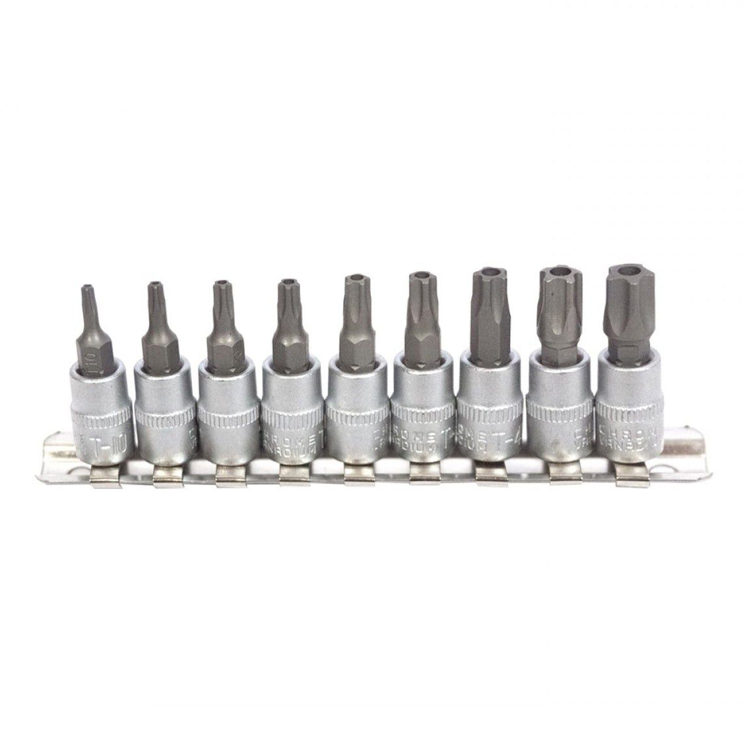 Set TORX 1/4 5 laturi pentru debitmetru 9 piese t10-t50 KROFTOOLS