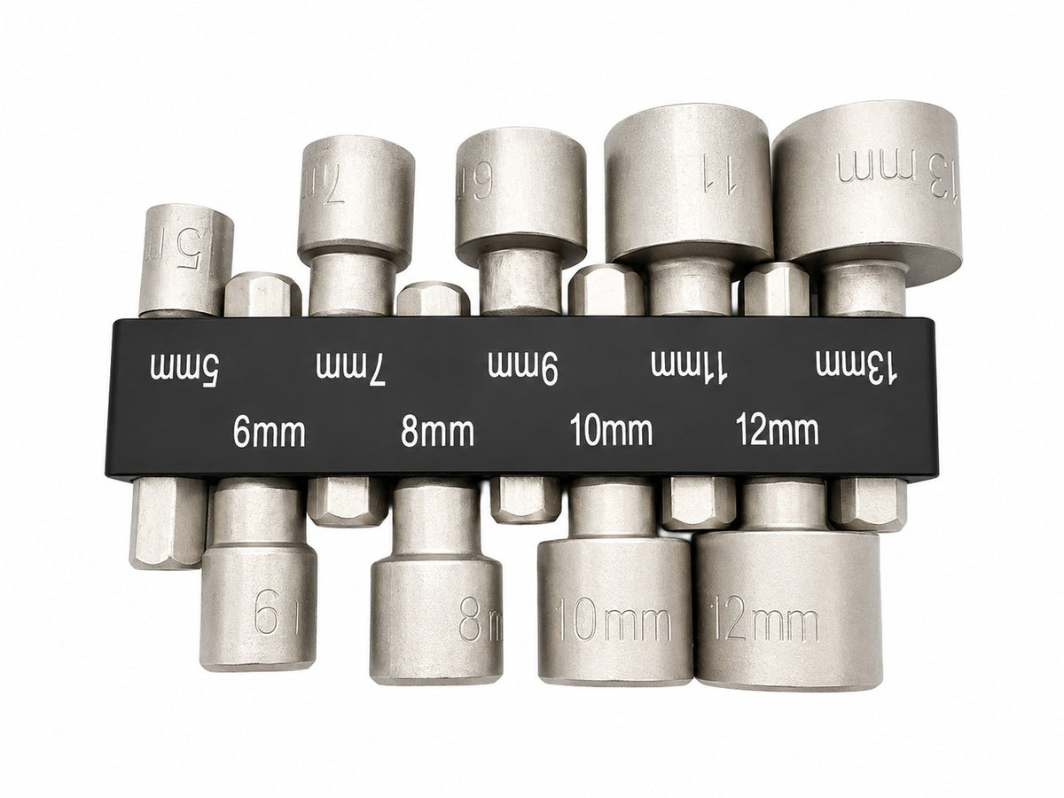 Set tubulare cu prindere in mandrina bormasina 5-13mm GEBO TOOLS