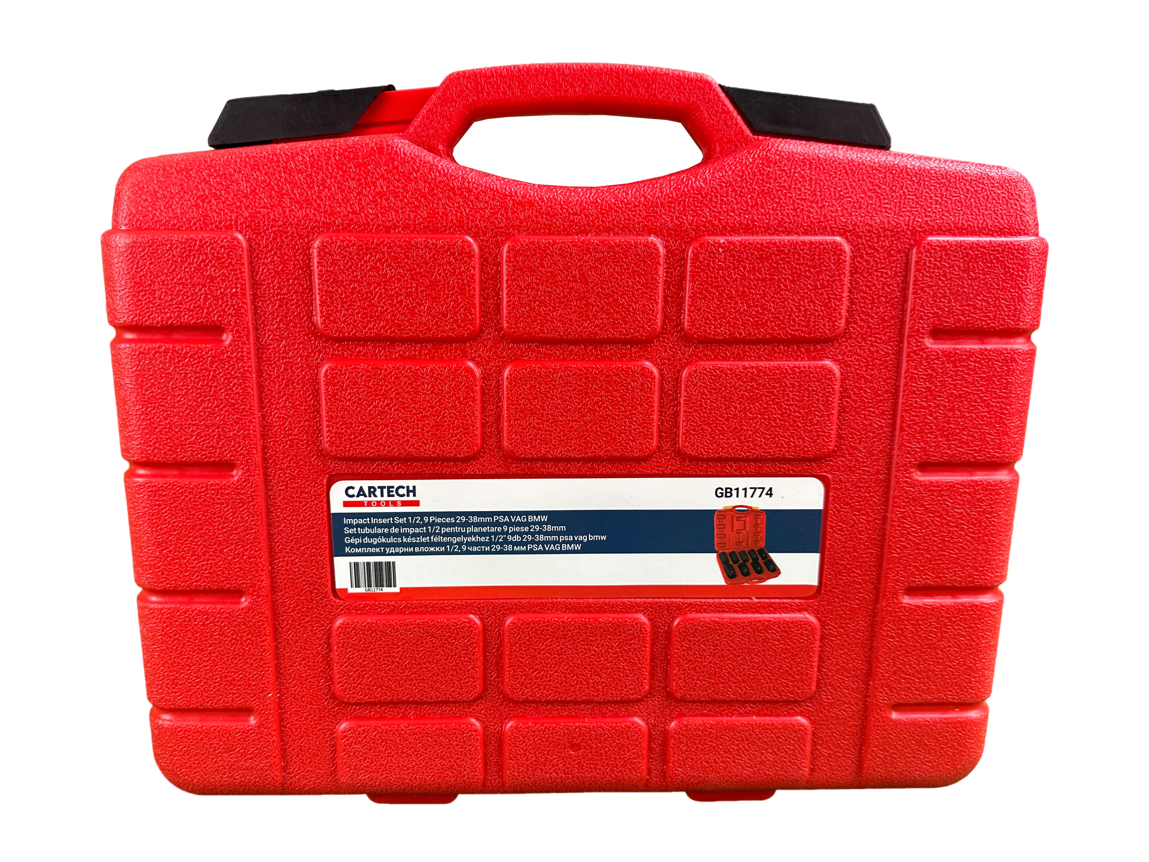 Set tubulare de impact 1/2 pentru planetare 9 piese 29-38mm psa VAG BMW GEBO TOOLS