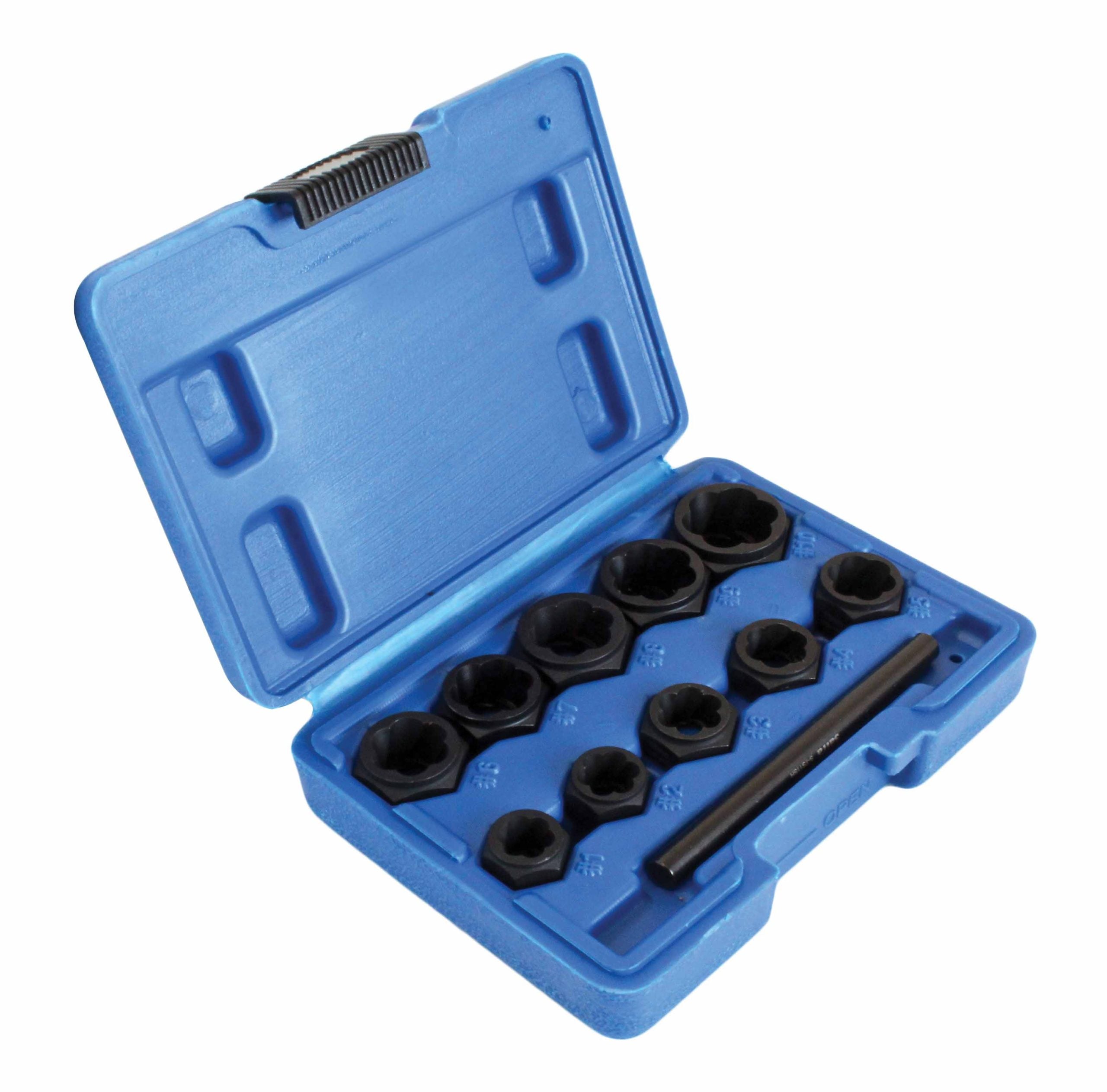Set tubulare pentru suruburi uzate 9-19mm 11 piese SATRA