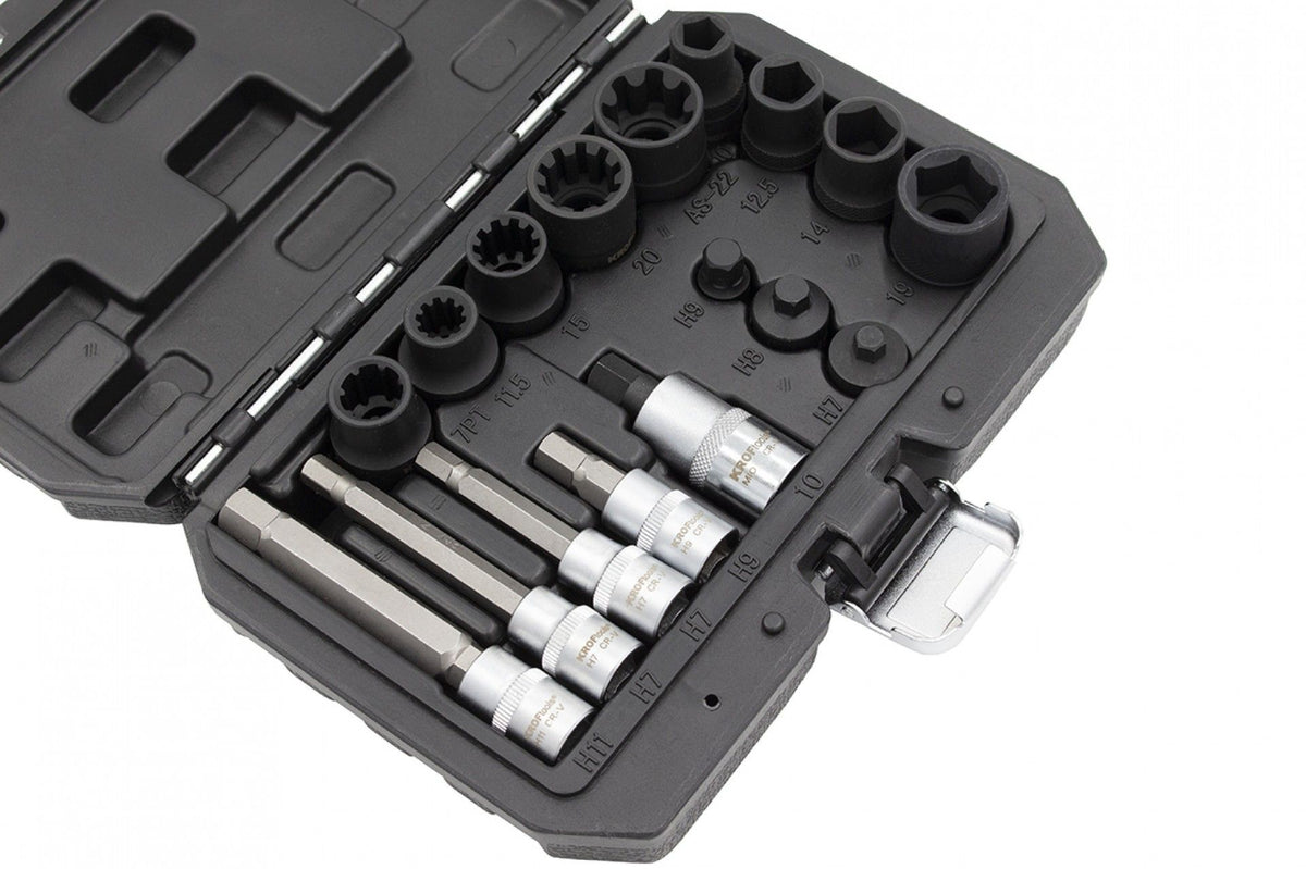 Set tubulare speciale pentru etrier frana 17 piese