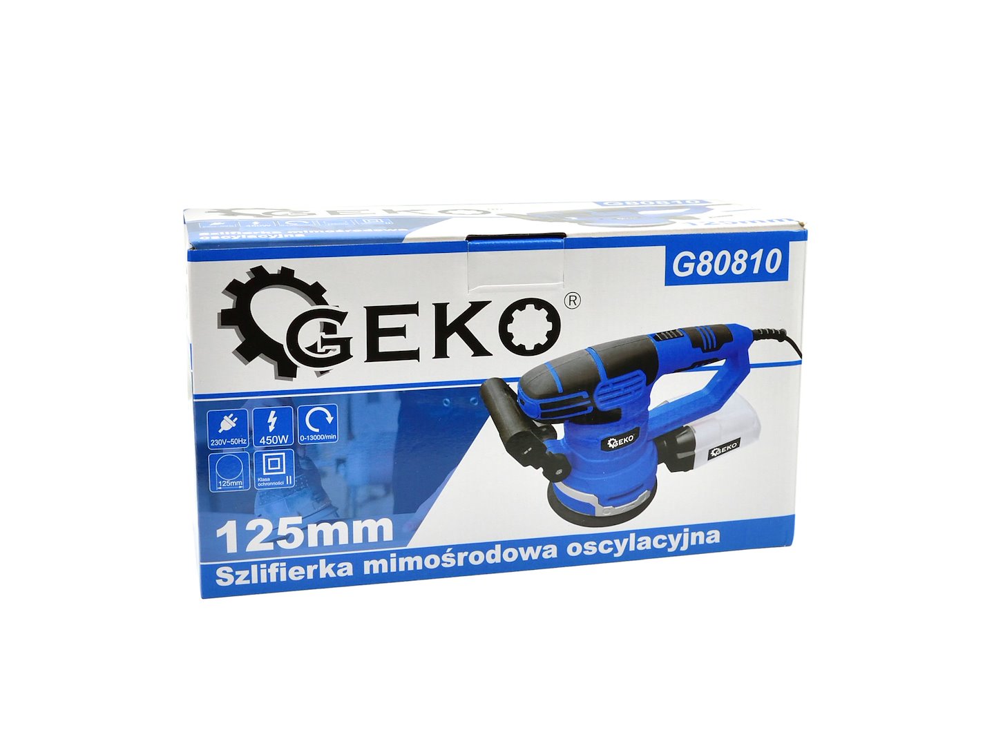 Slefuitor orbital cu excentric 125mm 450W GEKO